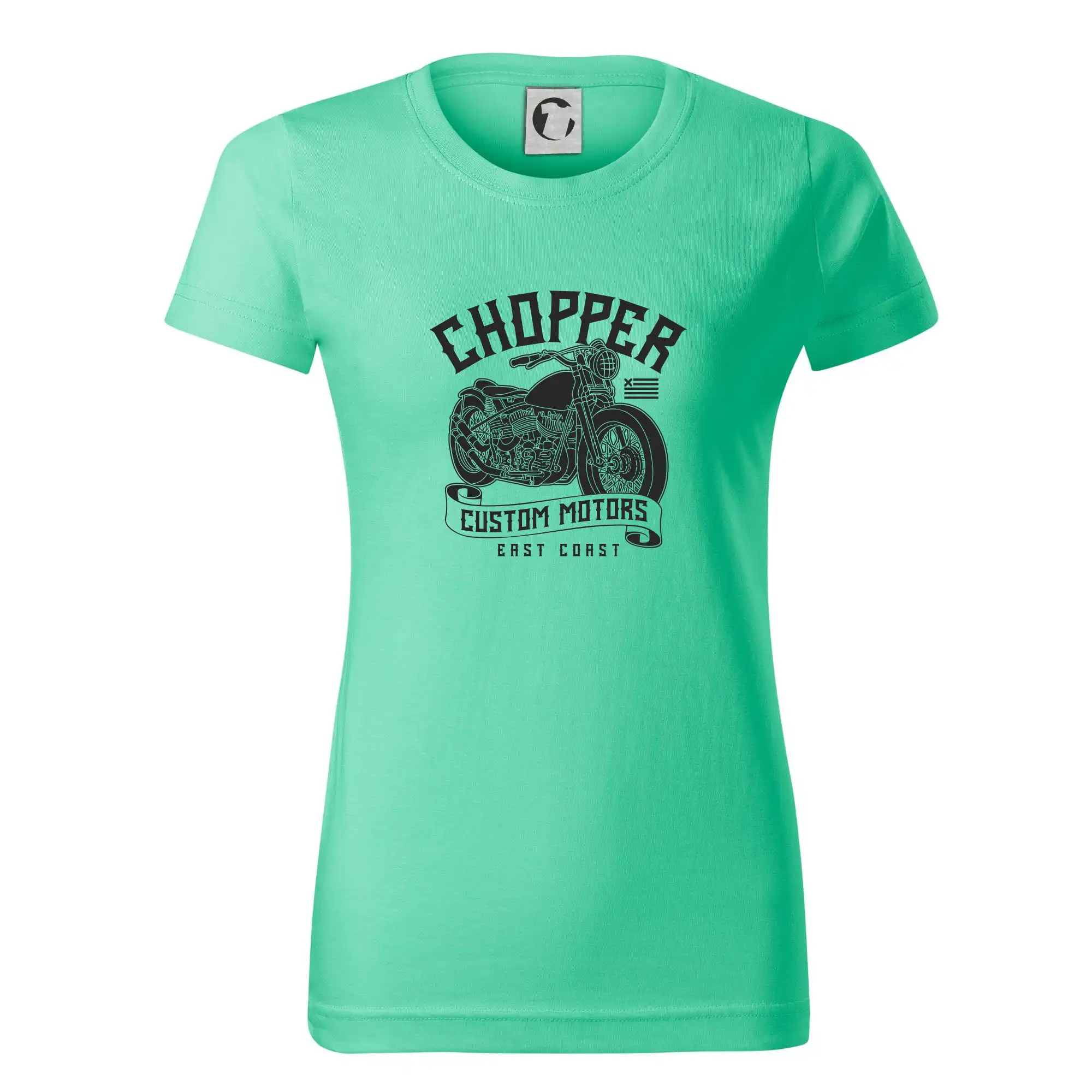 Chopper custom motors - Dámske tričko basic - ľahko voľnejšie a dlhšie
