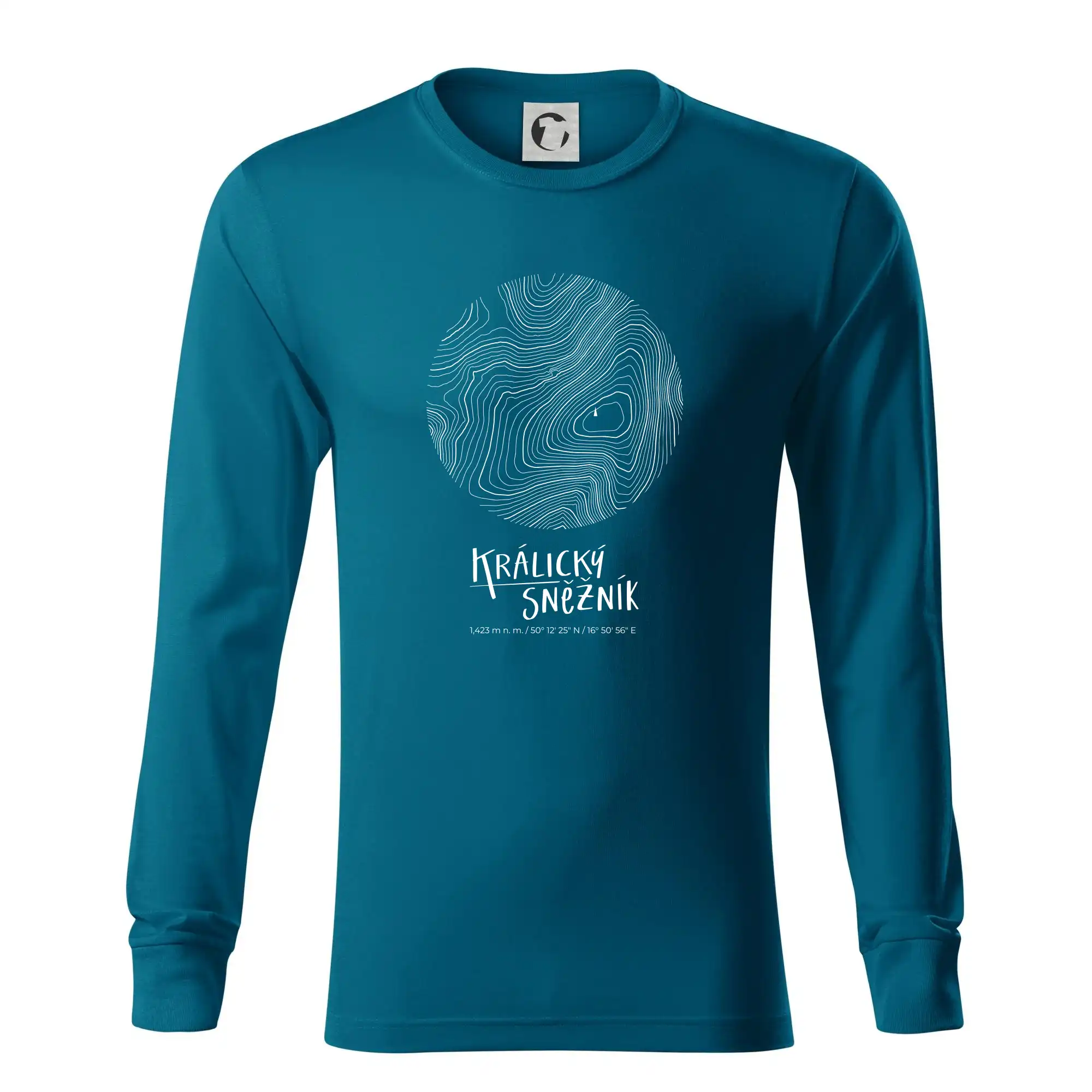 Králický Sněžník - vrstevnice v kruhu