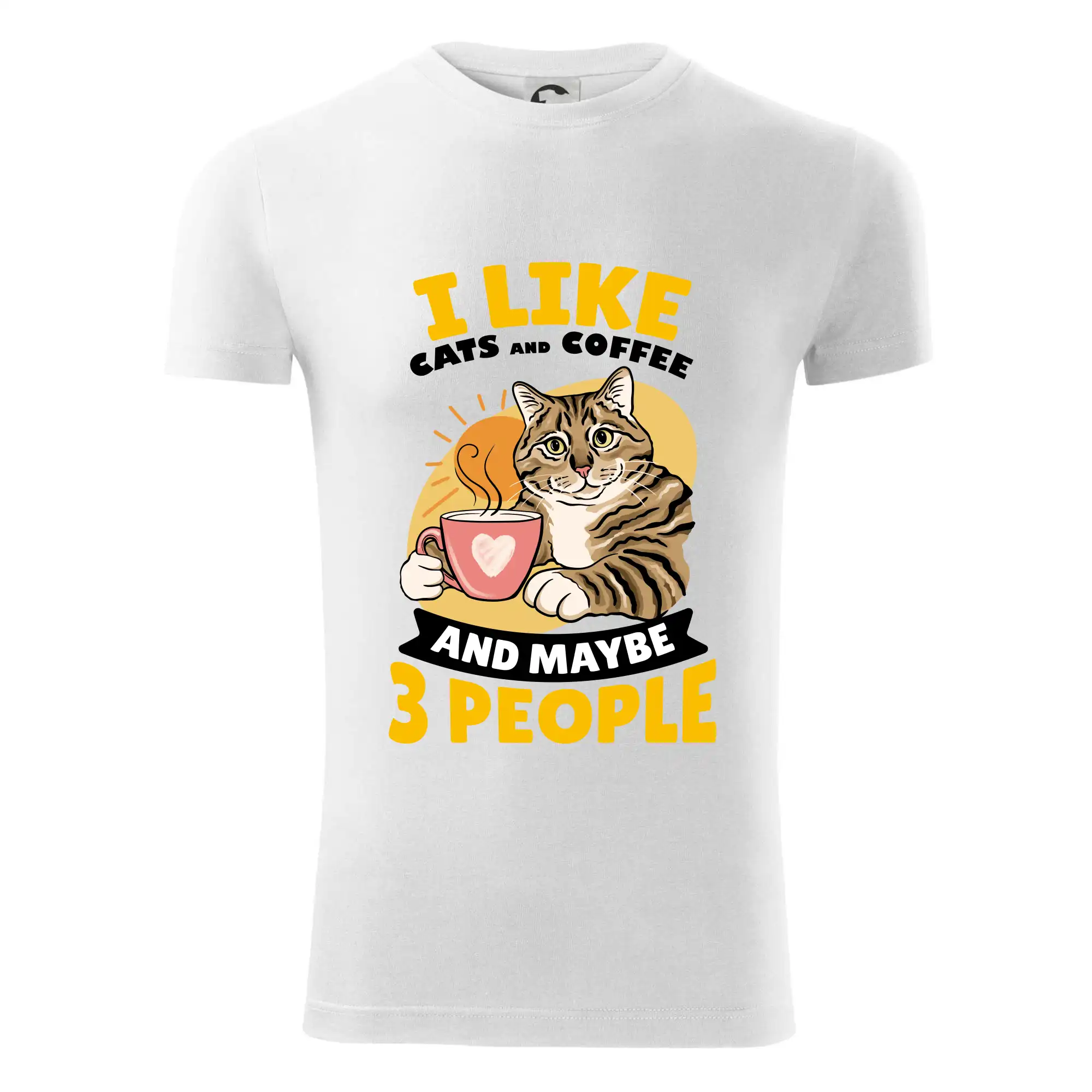 I like cats and coffee and maybe 3 people