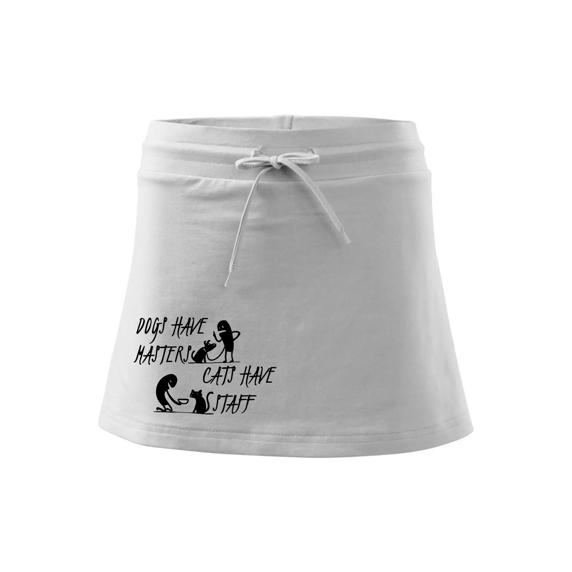 Dogs have masters, cats have staff