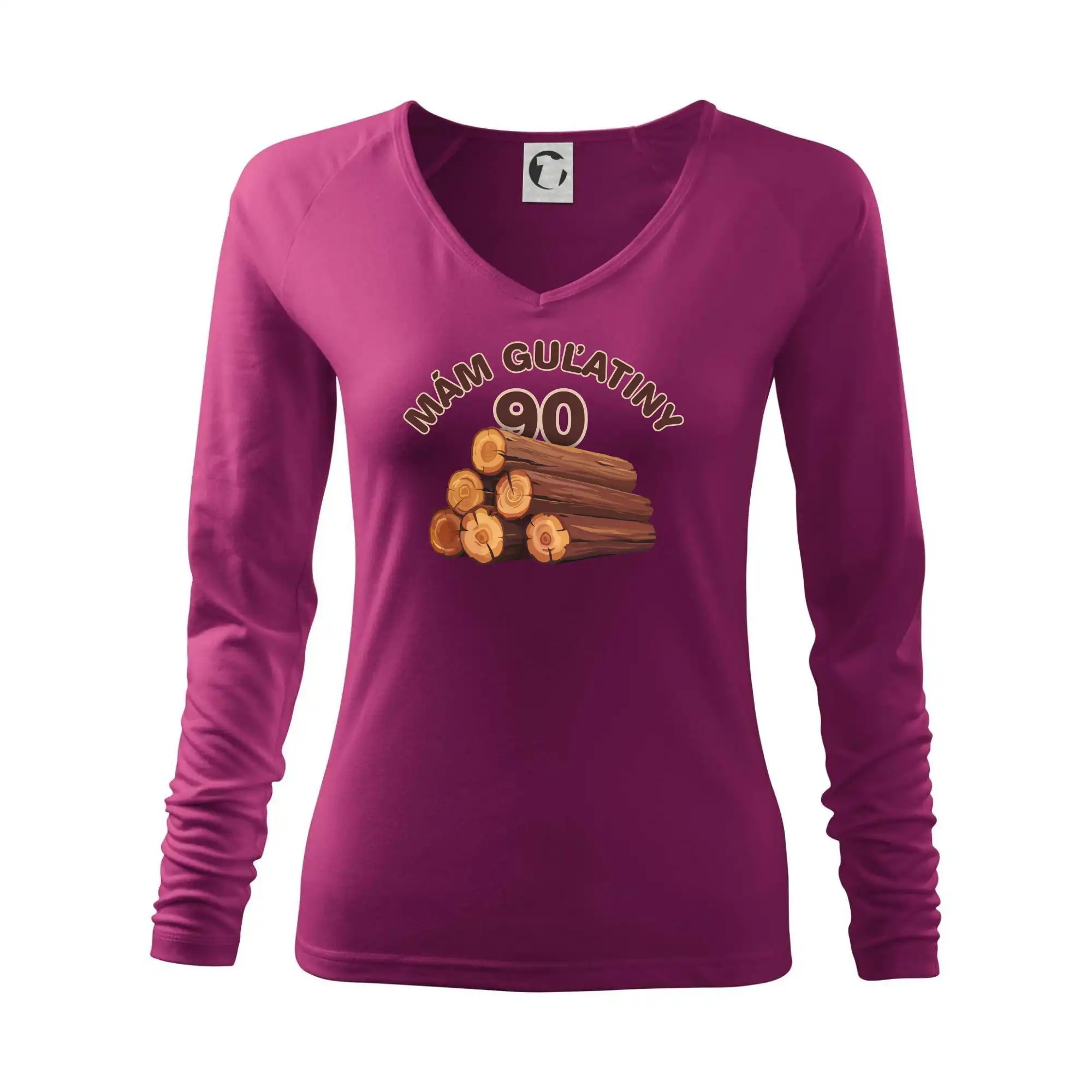 Narodeninové tričká - Mám guľatiny 90 - Tričko dámske Elegance