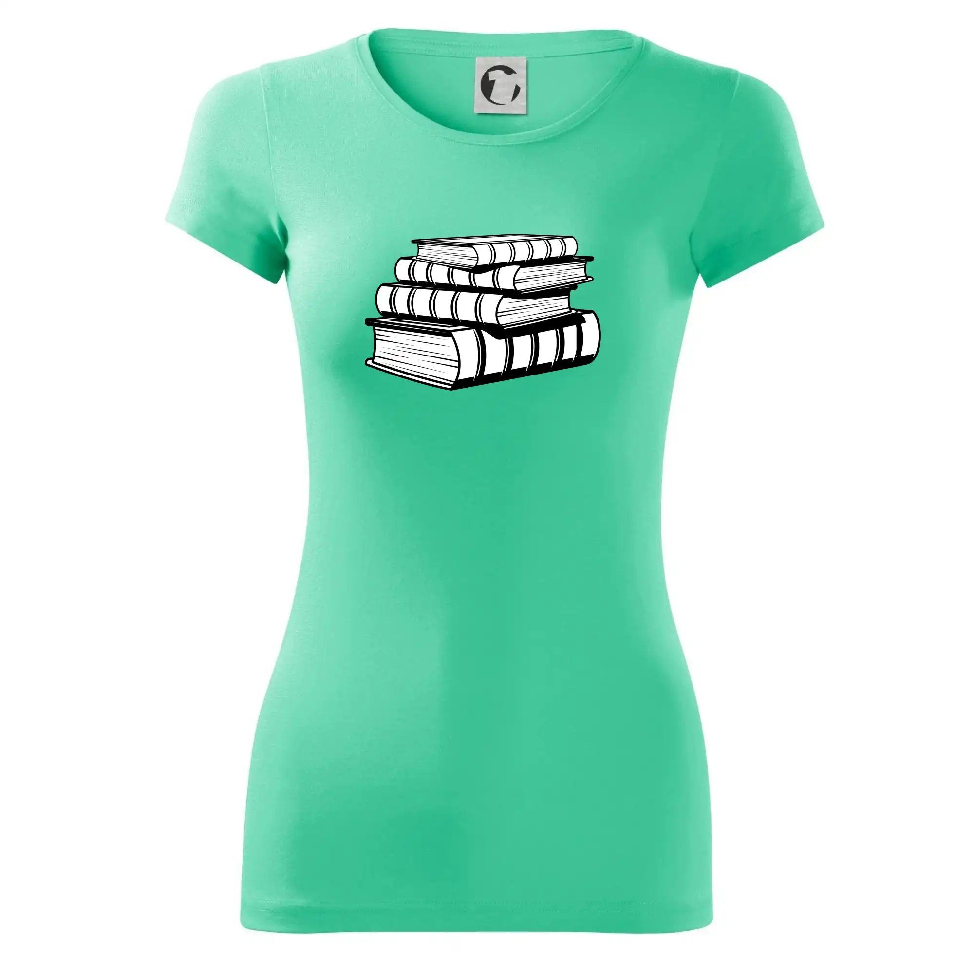 Knihy černobílé na sobě