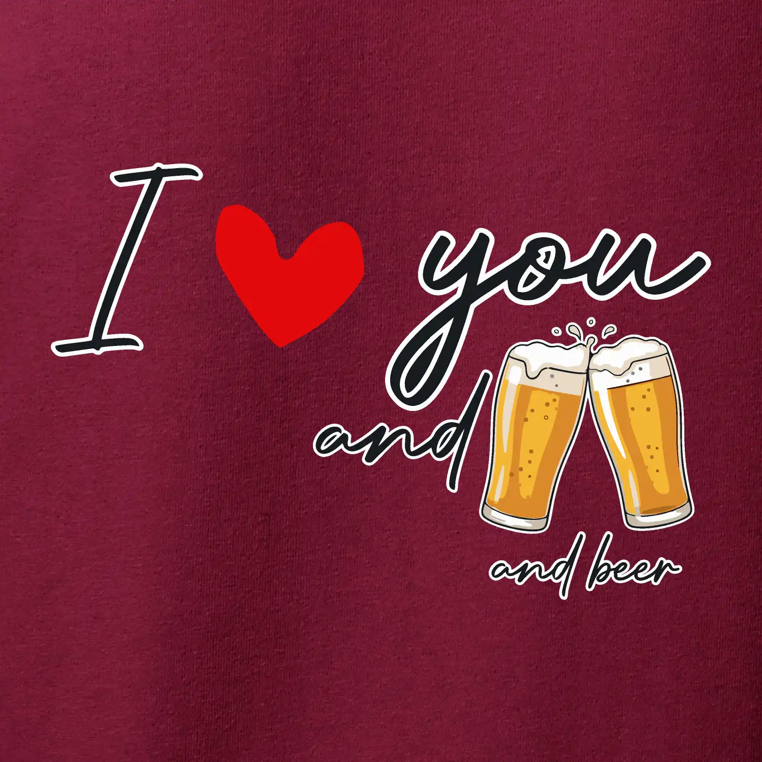 I love beer and beer