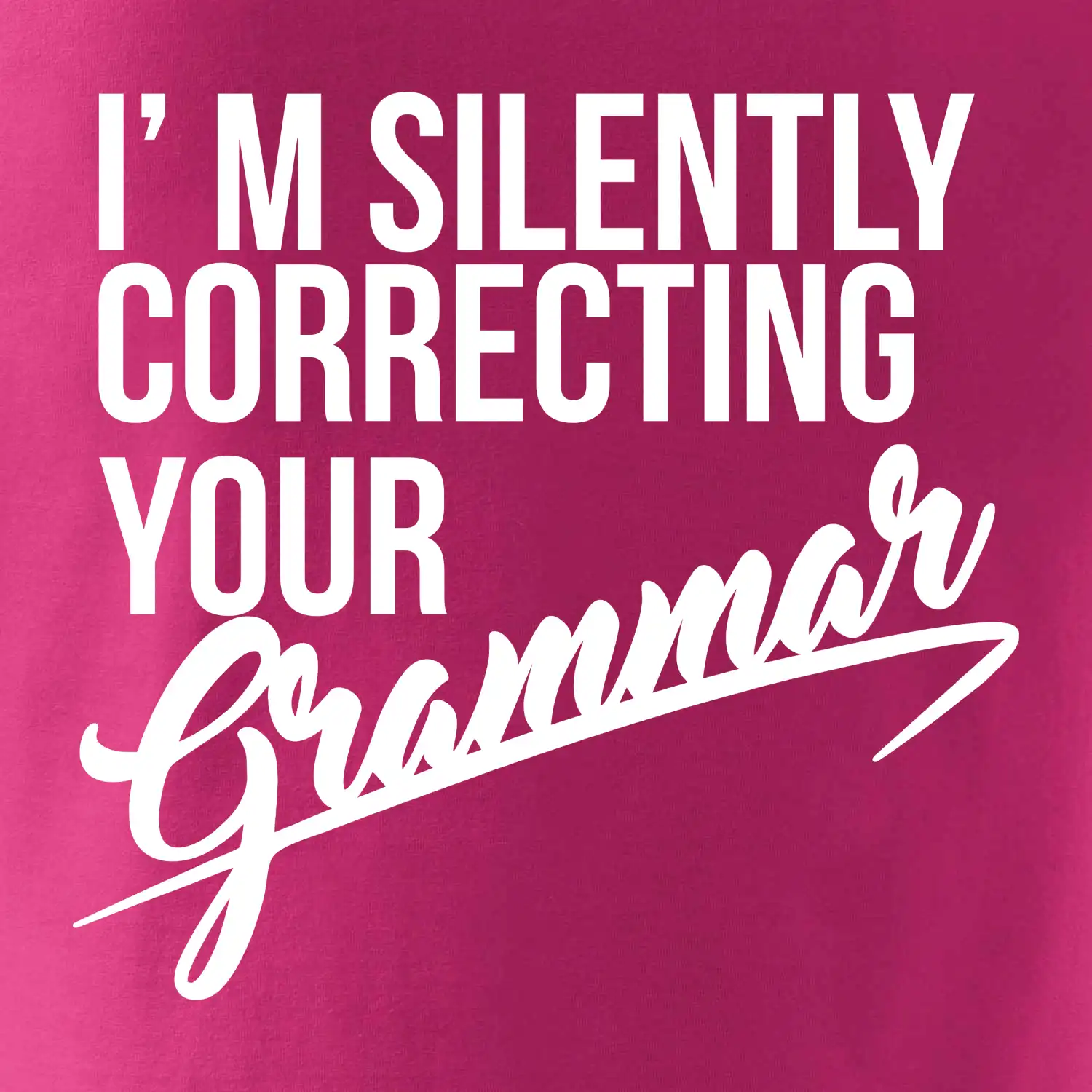 Correcting grammar