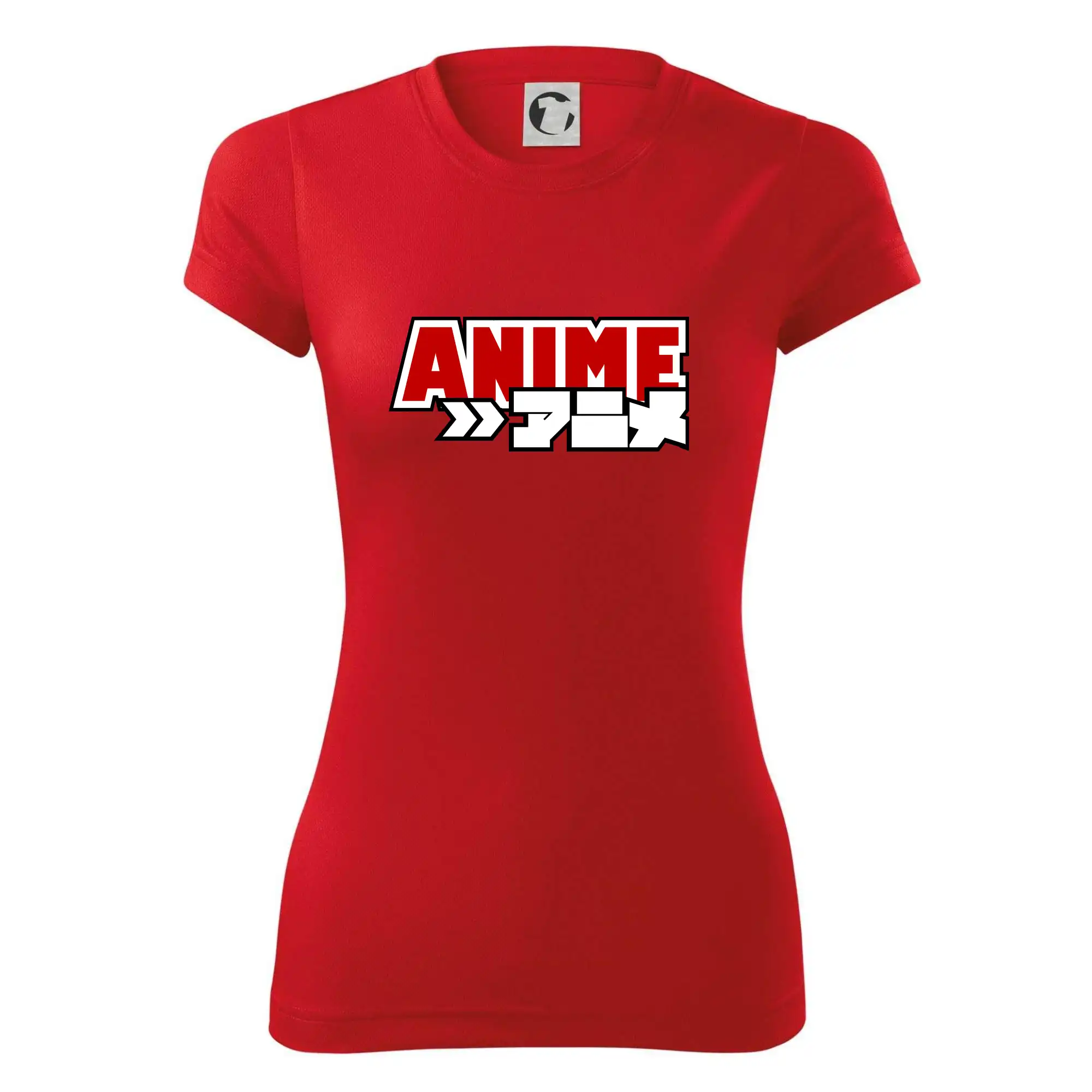 Anime nápis červený