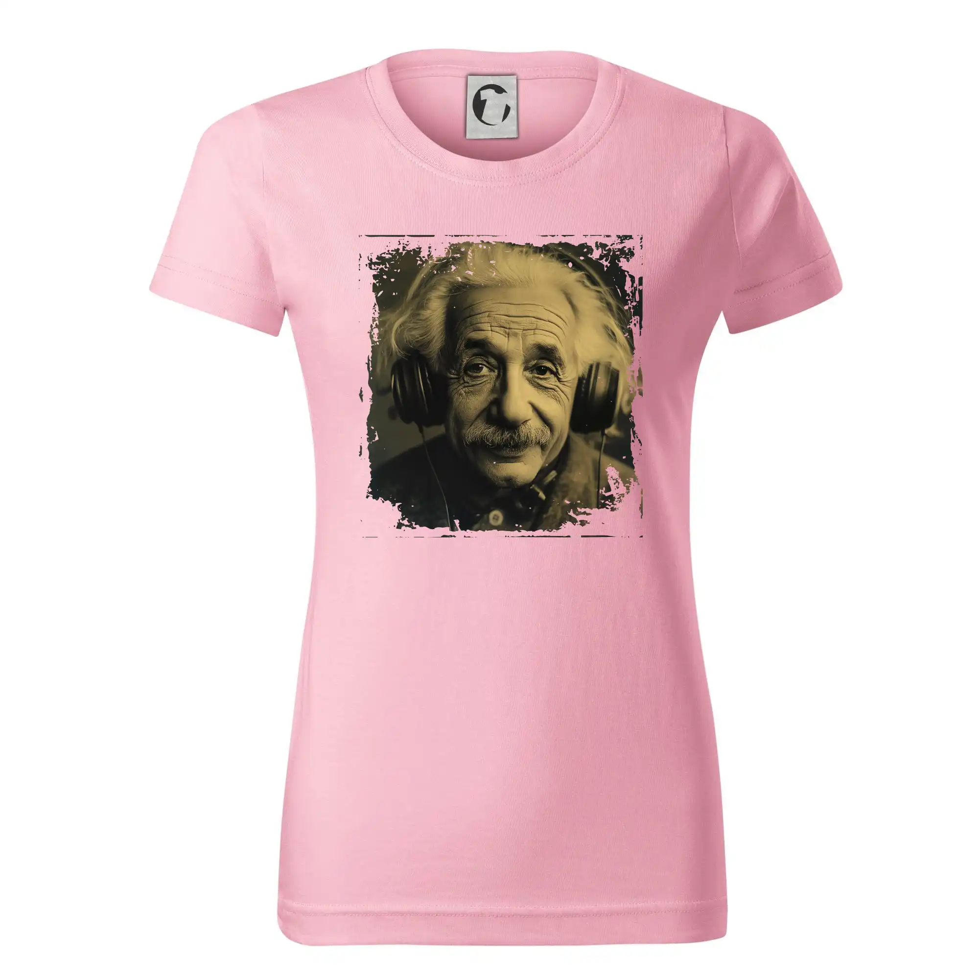 Albert se sluchátky