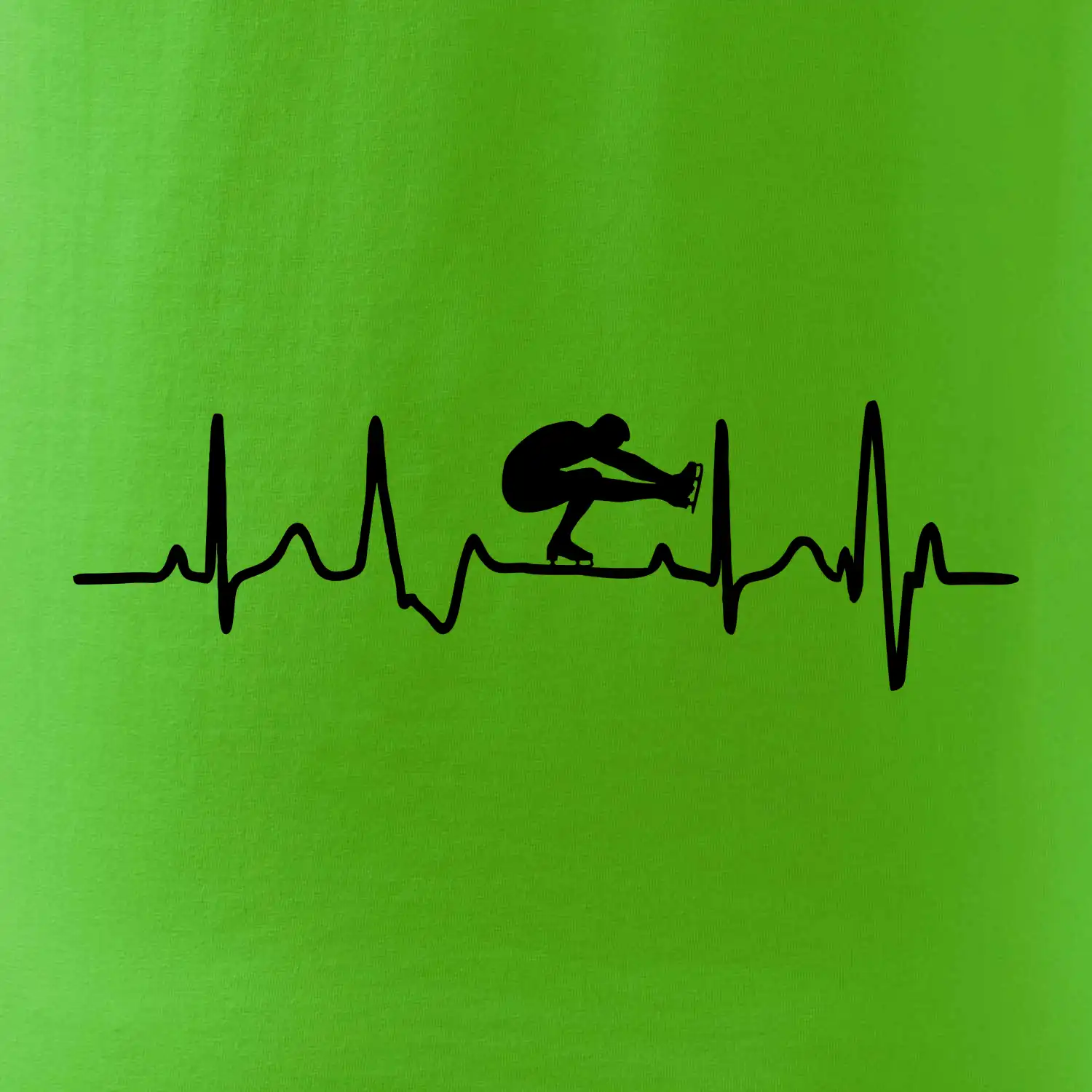 EKG lední brusle