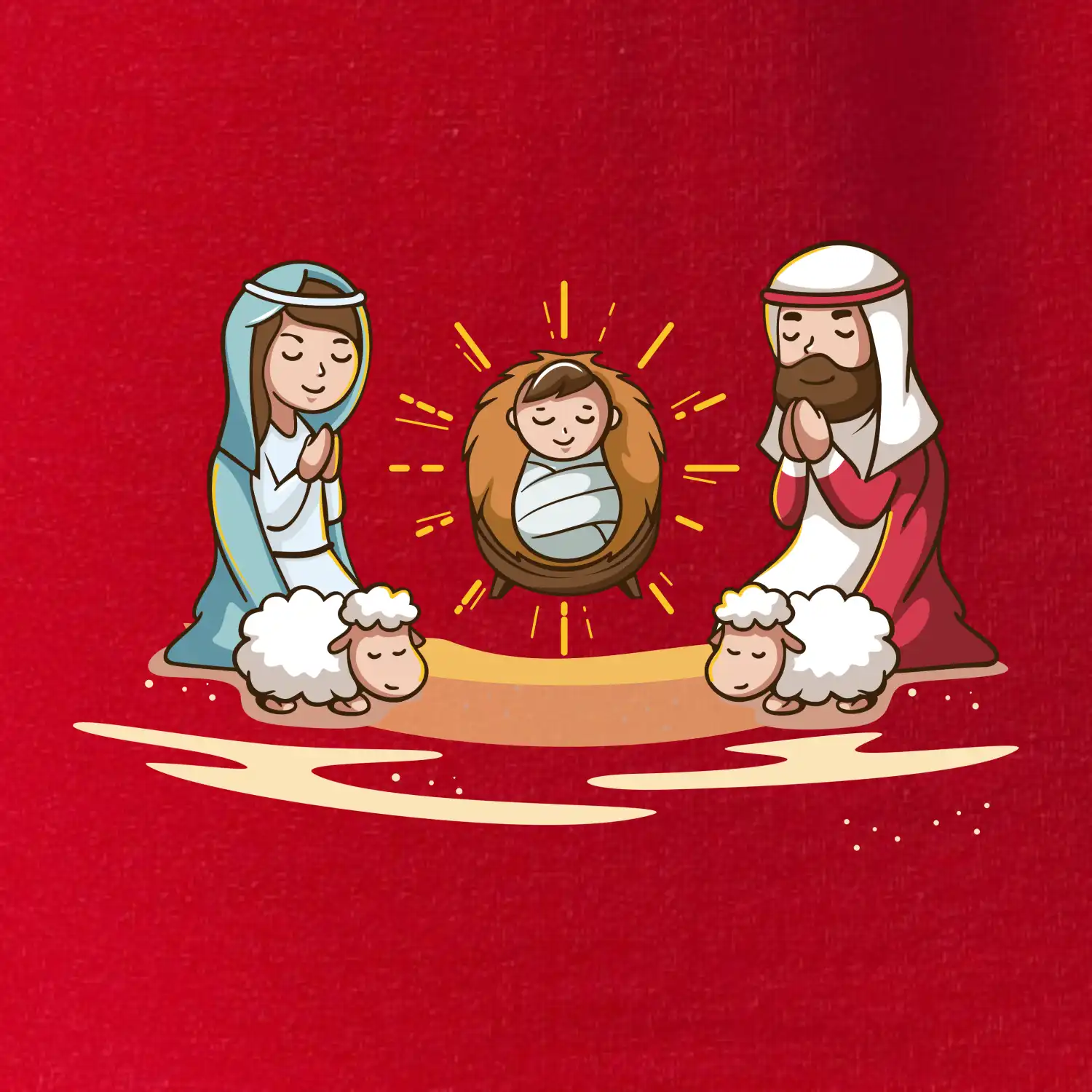 Ježíšek v jesličkách