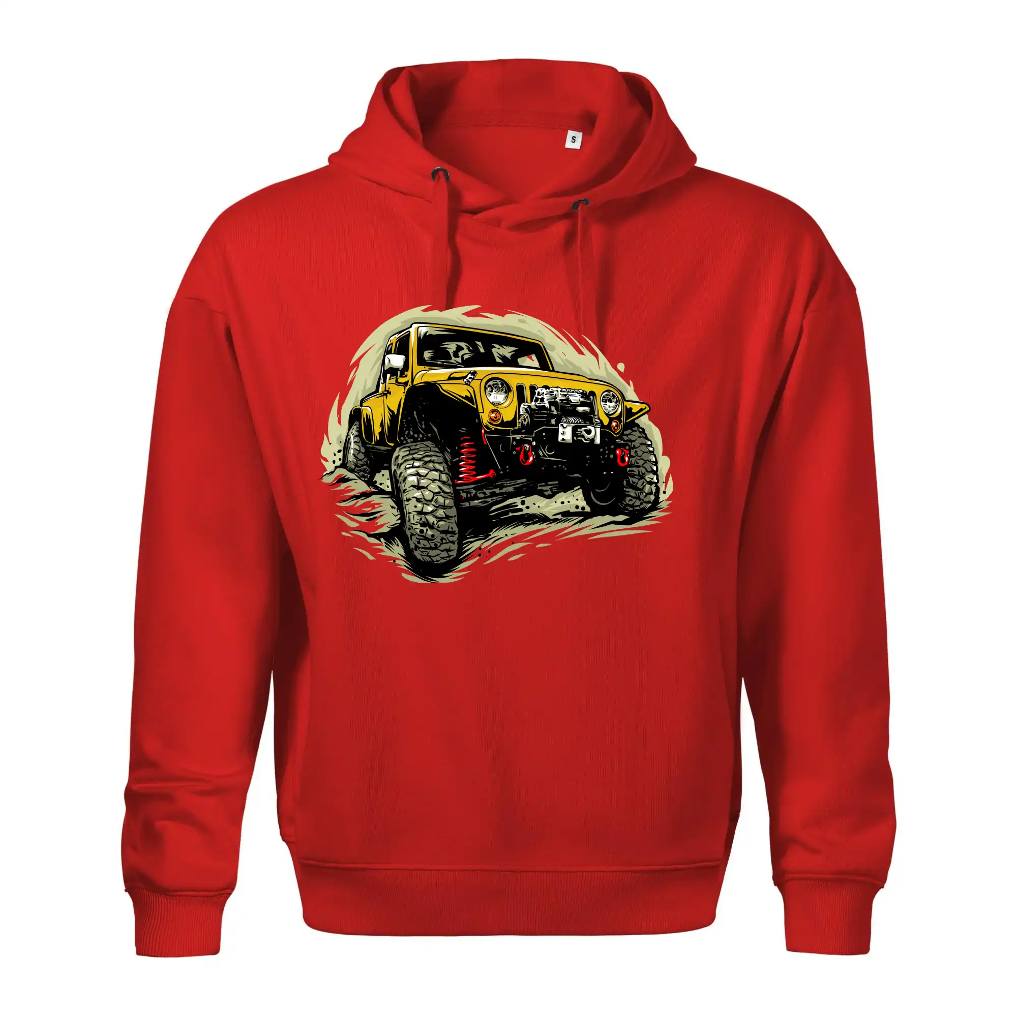 Žlutý offroad s navijákem