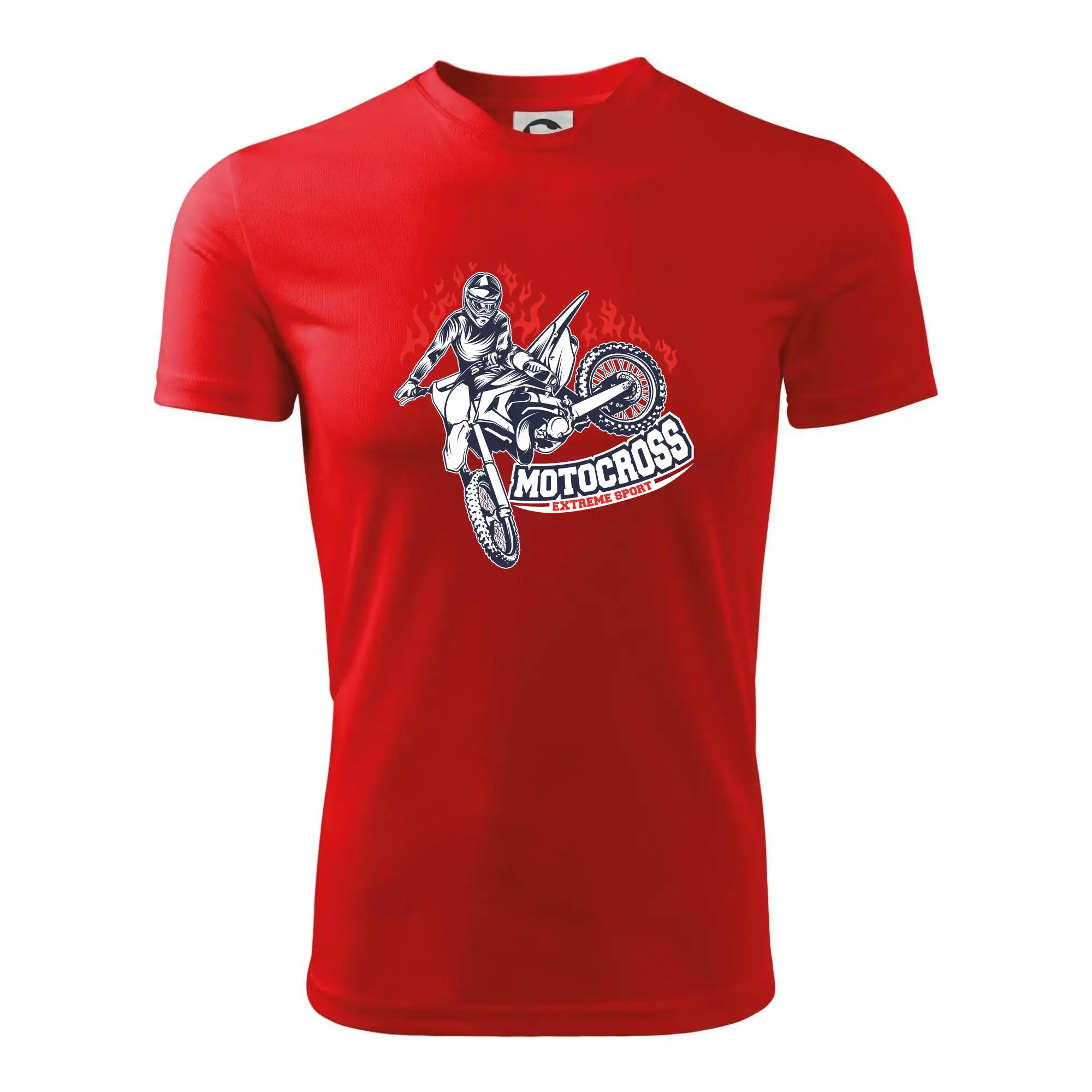 Motocross extreme sport fire