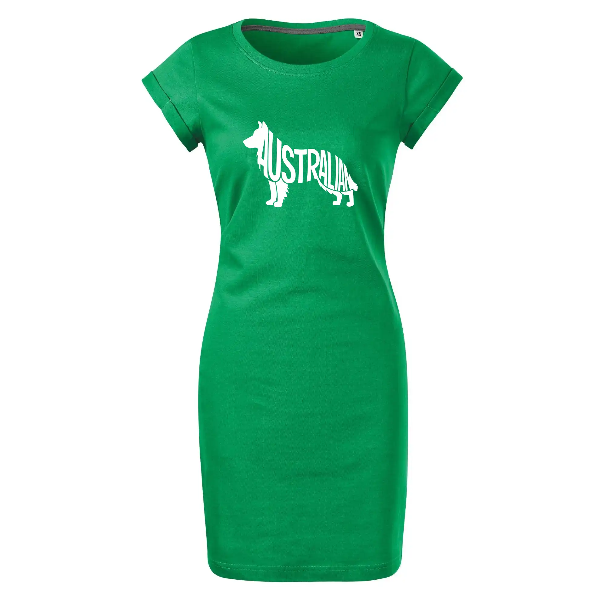 Australský Ovčák - nápis v těle