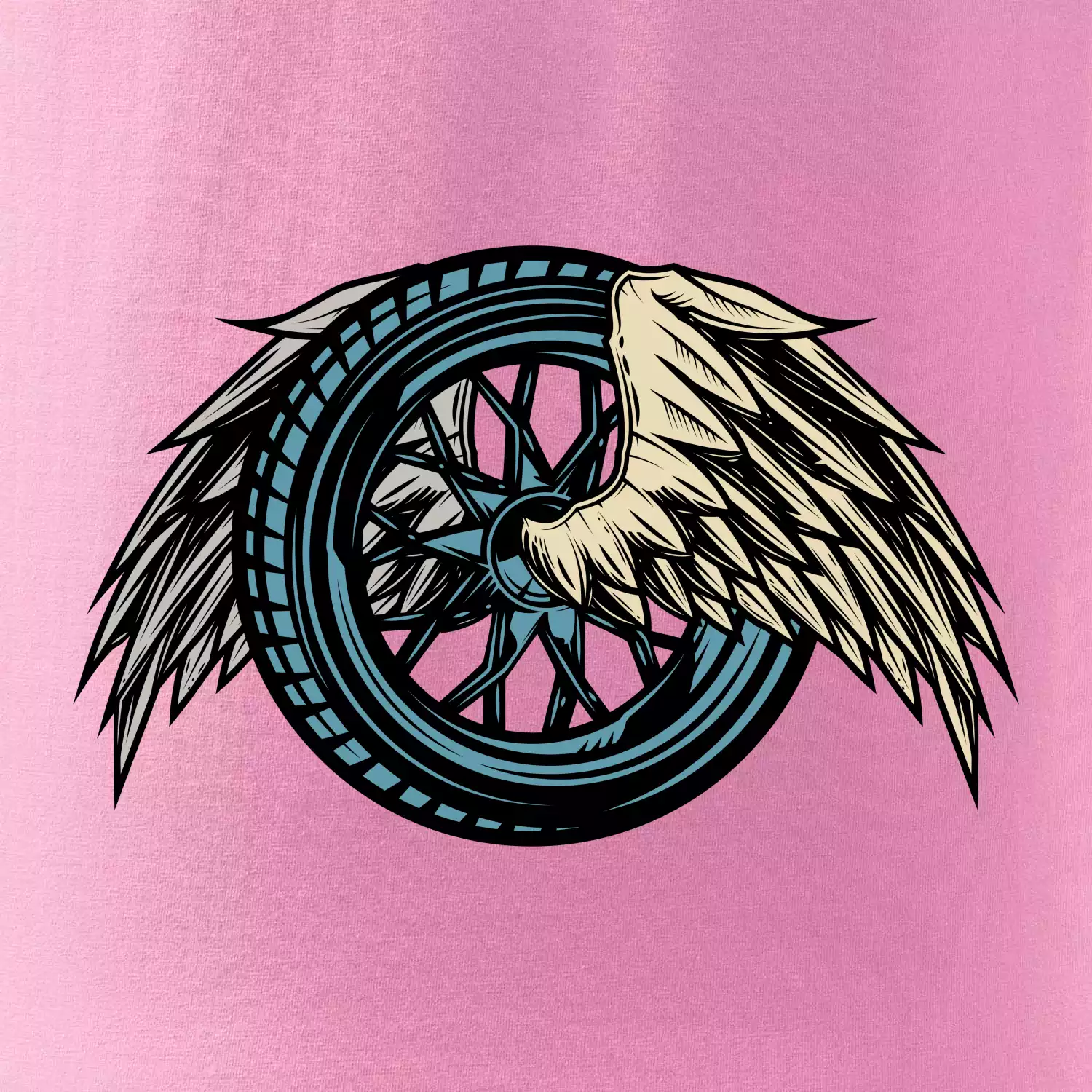 Moto kolo s křídly