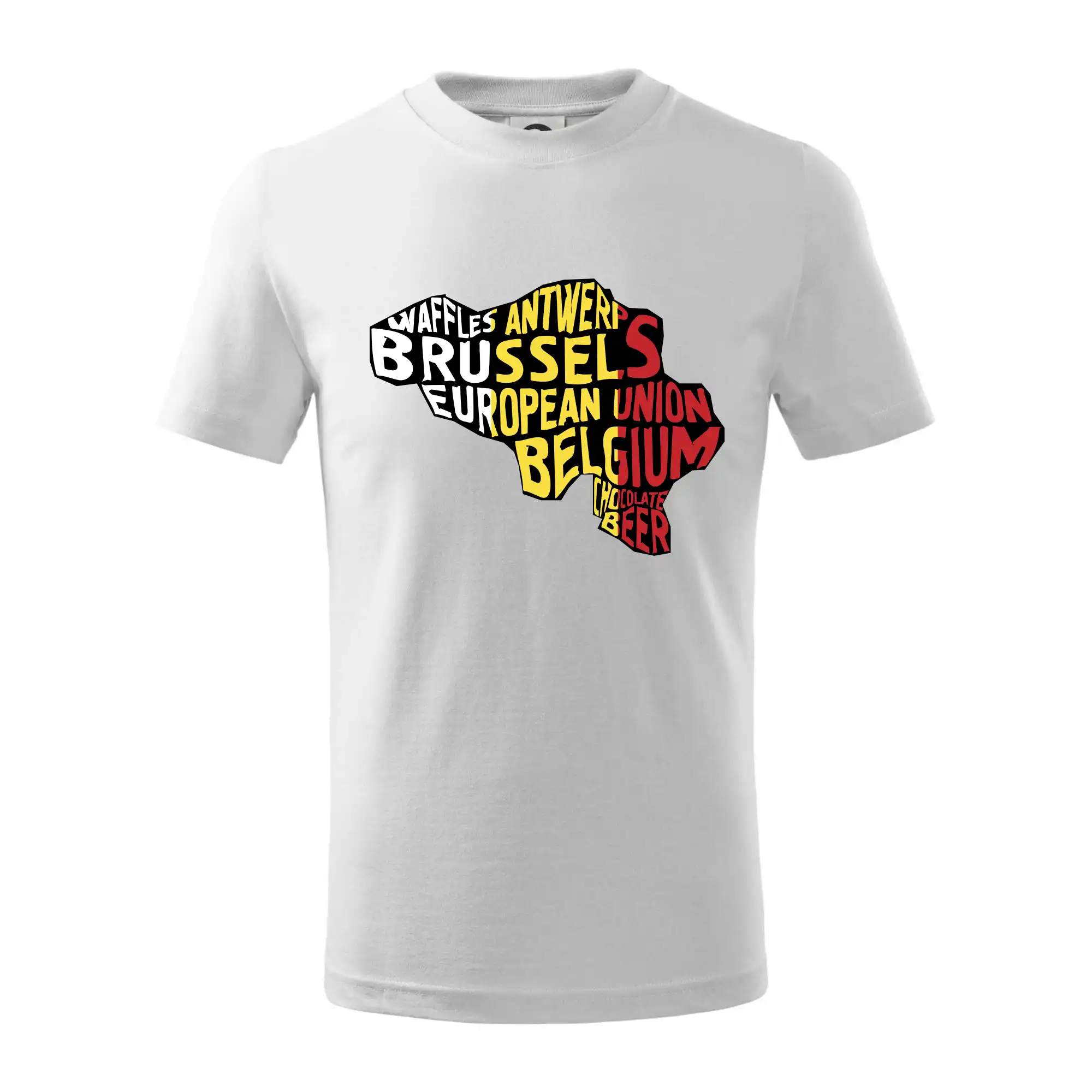 Mapy - názvy měst - Belgie