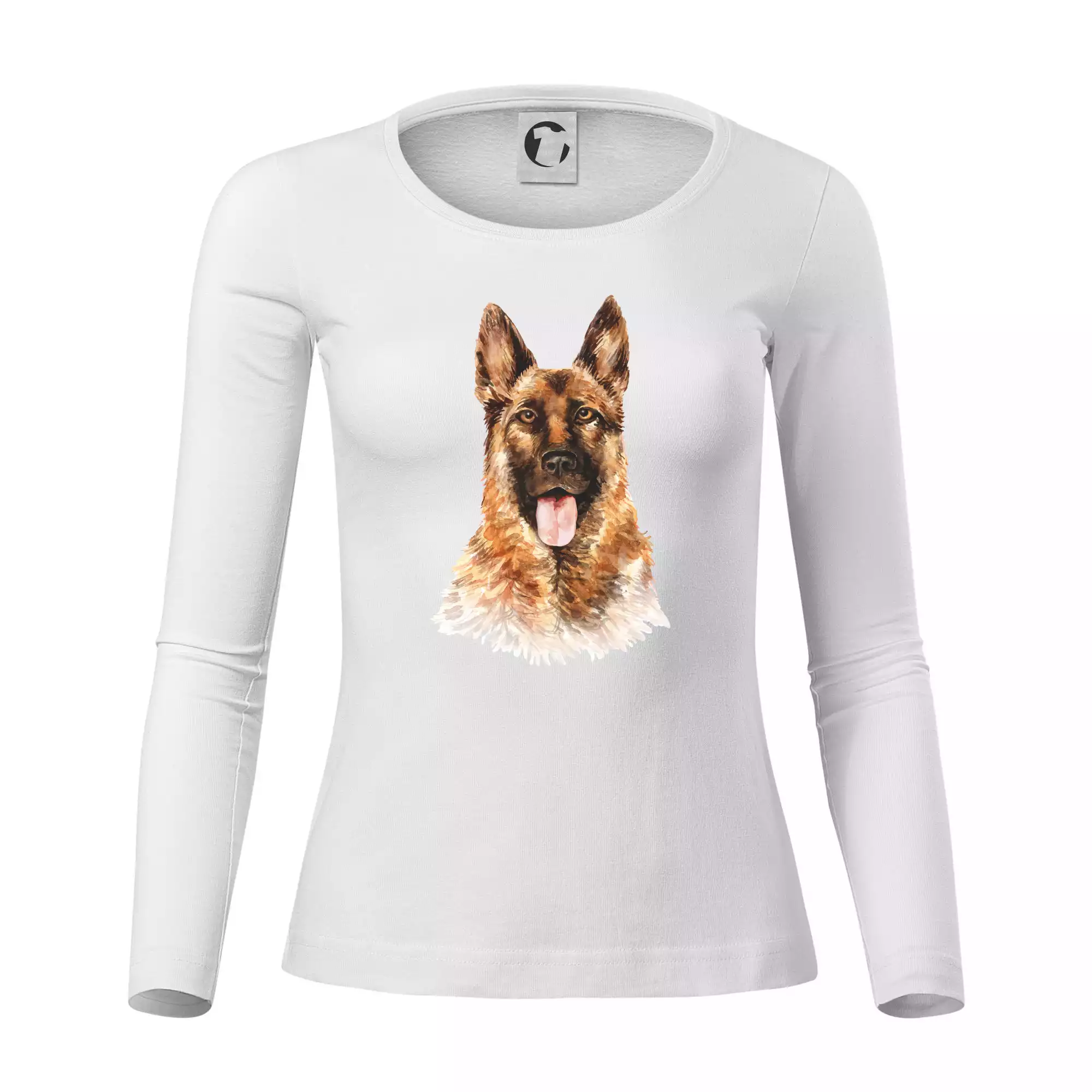 German shepherd - vodová barva