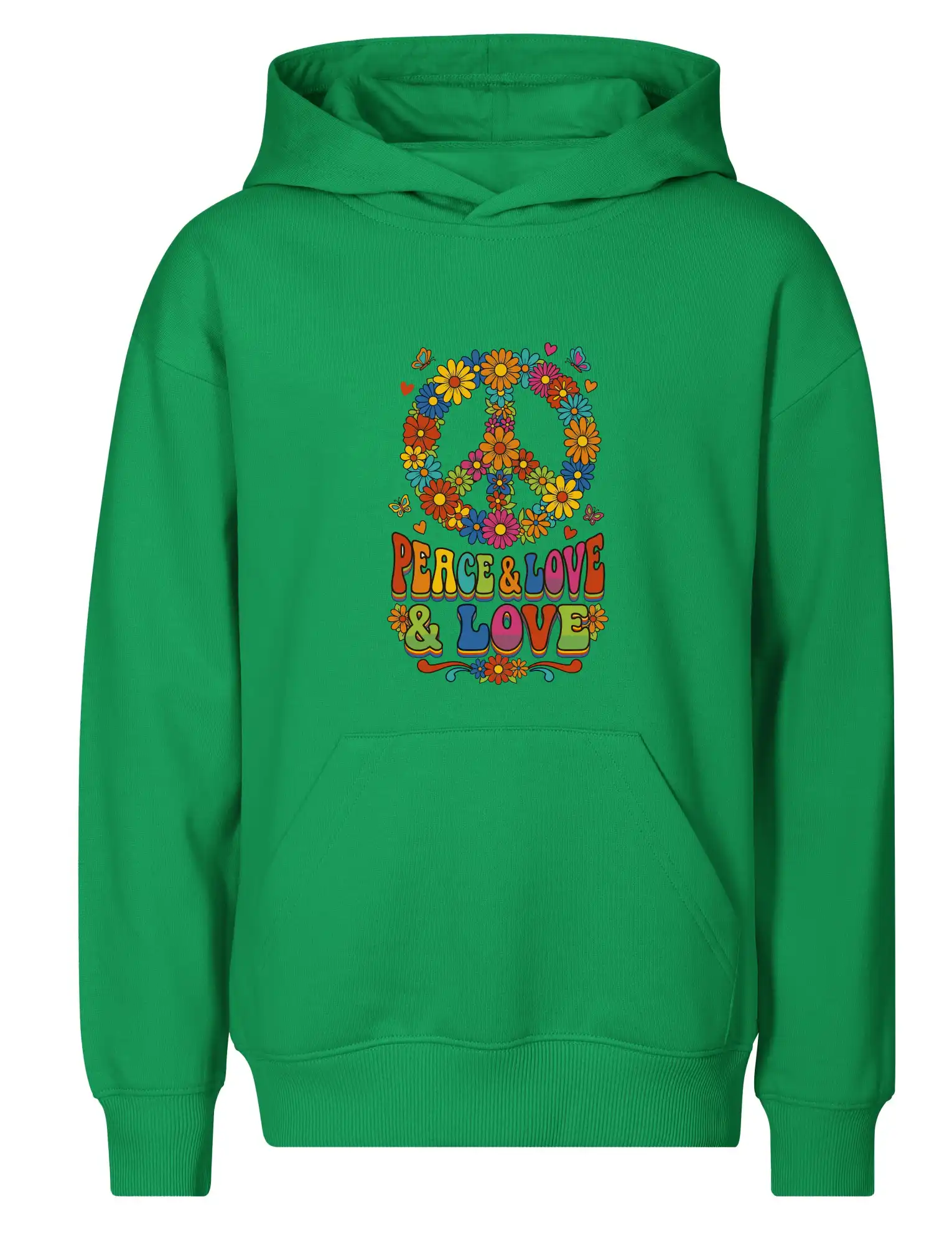 Peace and love - na výšku s květy