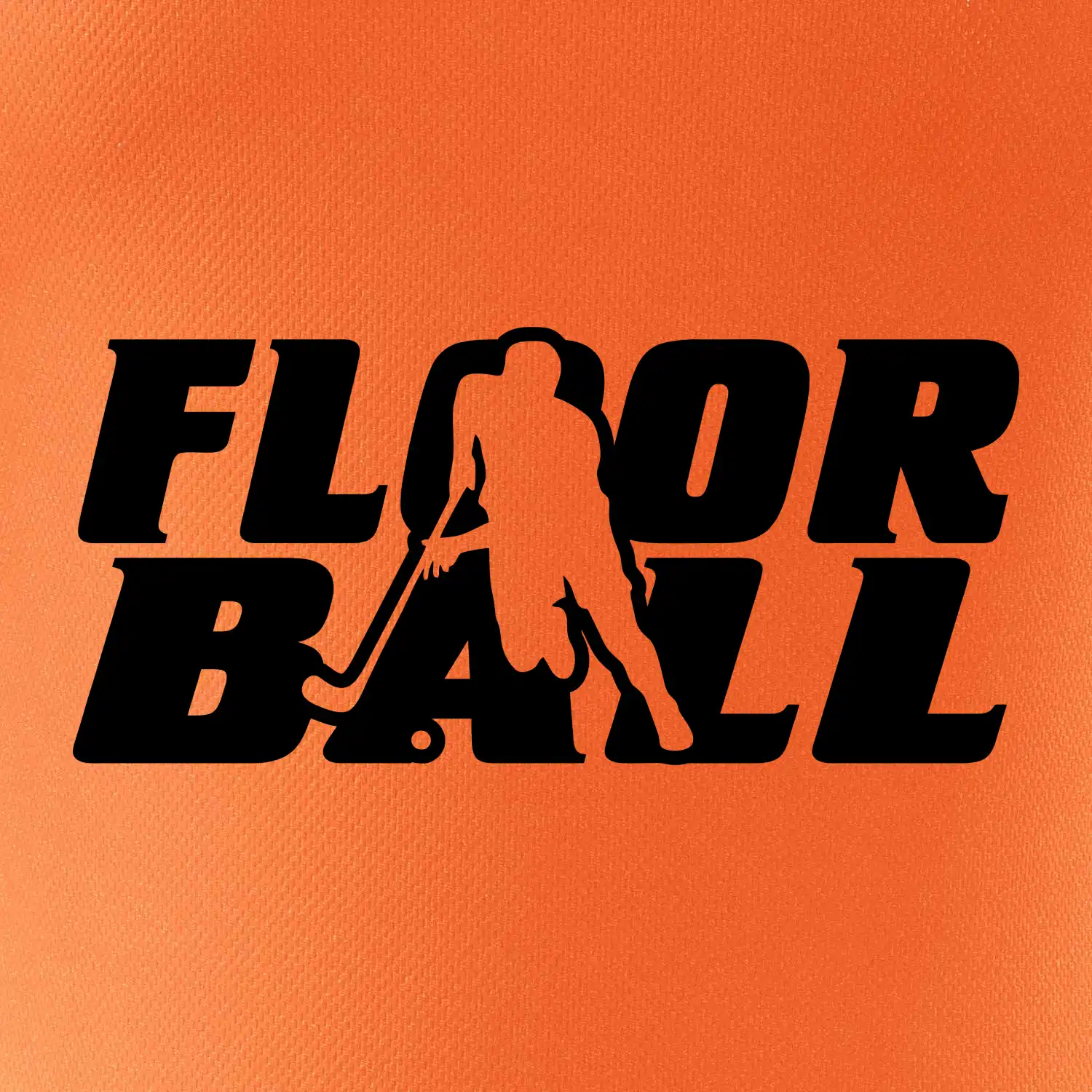 Floorball nápis rovný