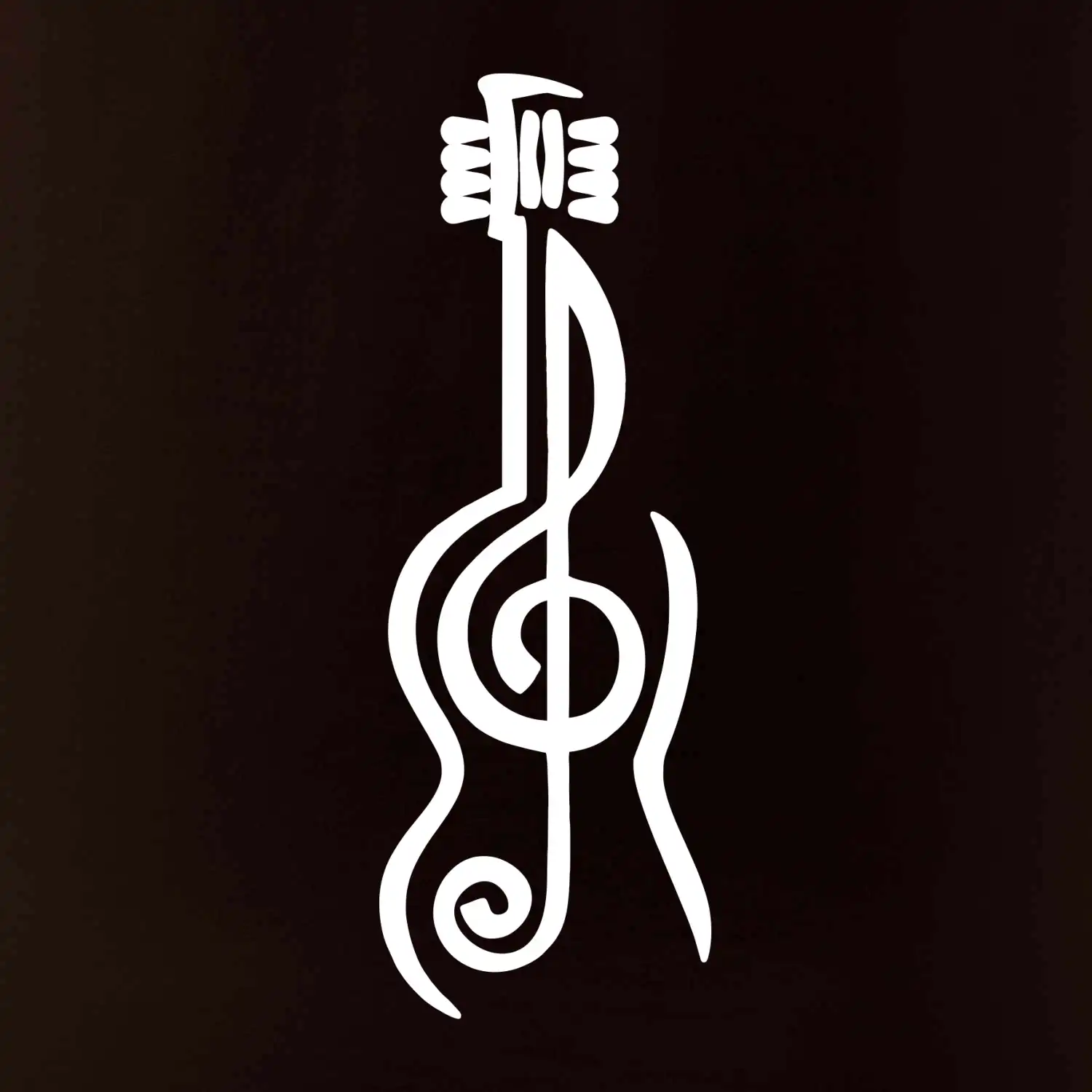 Houslový klíč kytara