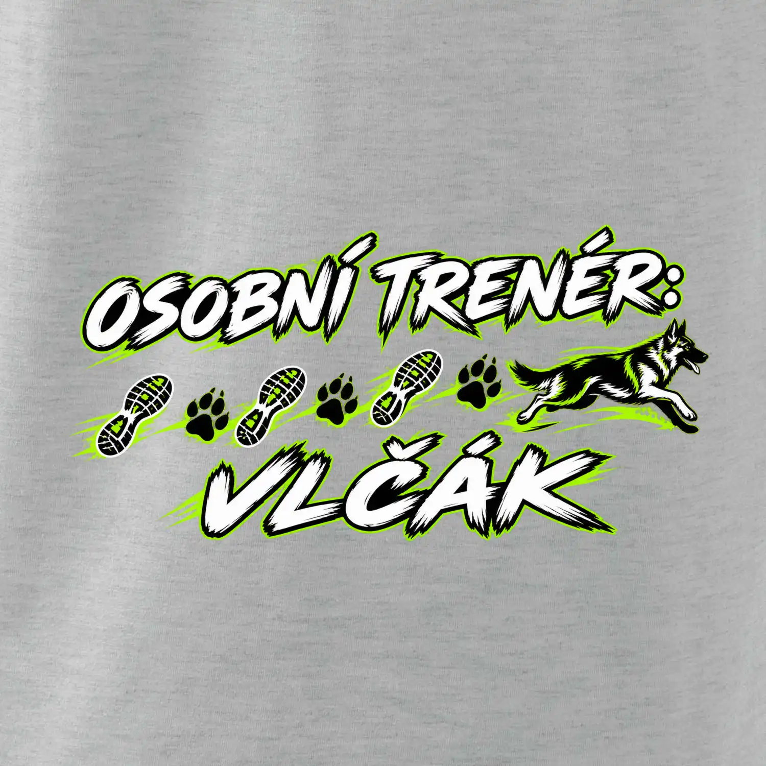 Osobní trenér vlčák - běžecký motiv