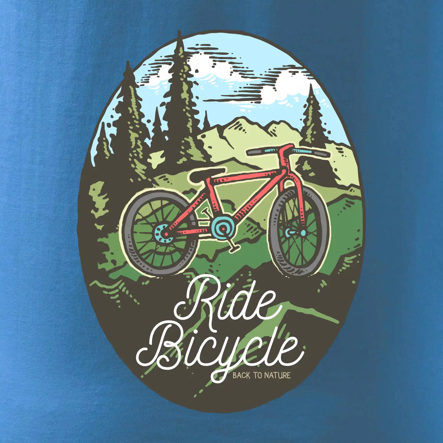 Ride Bicycle Nature