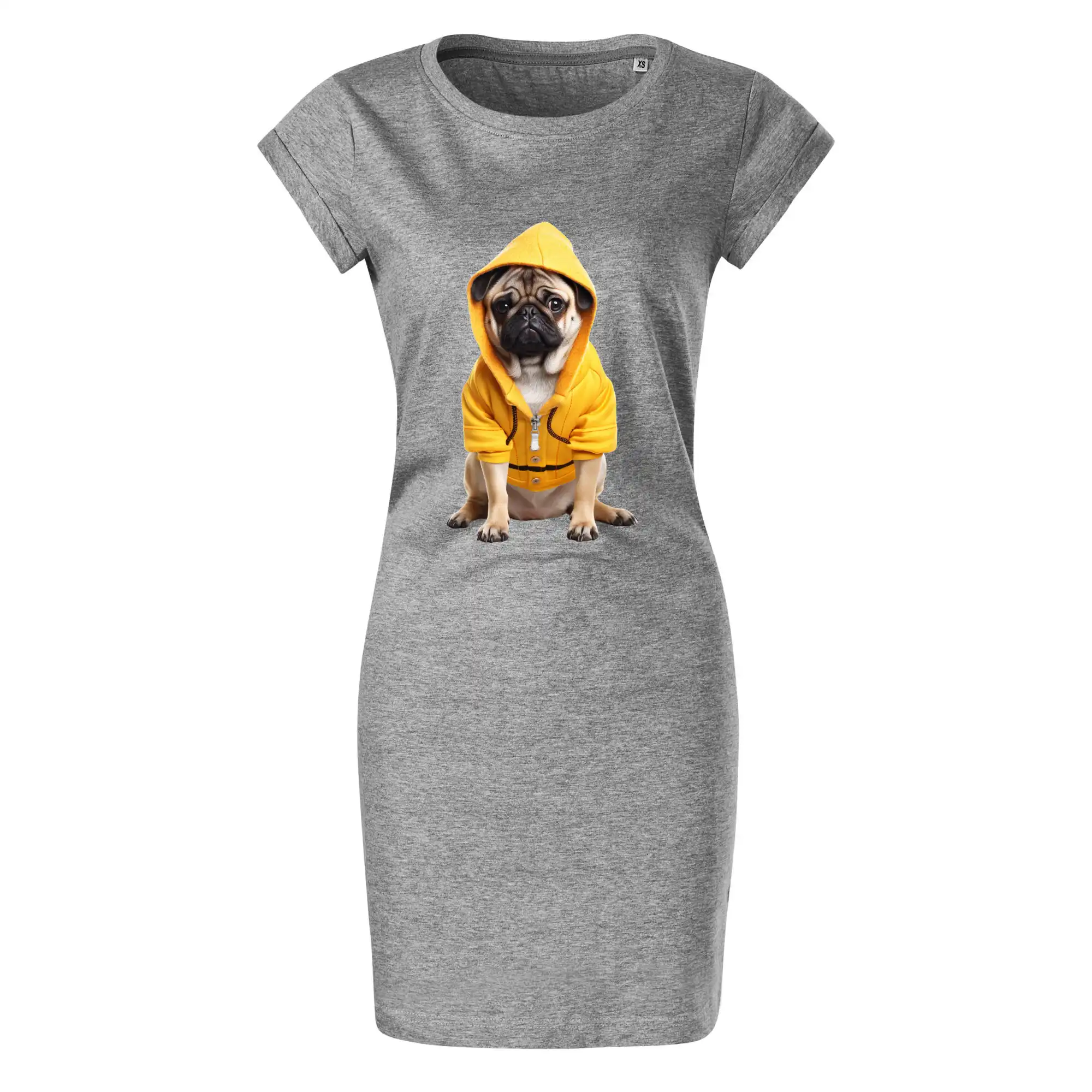 Mops v mikině