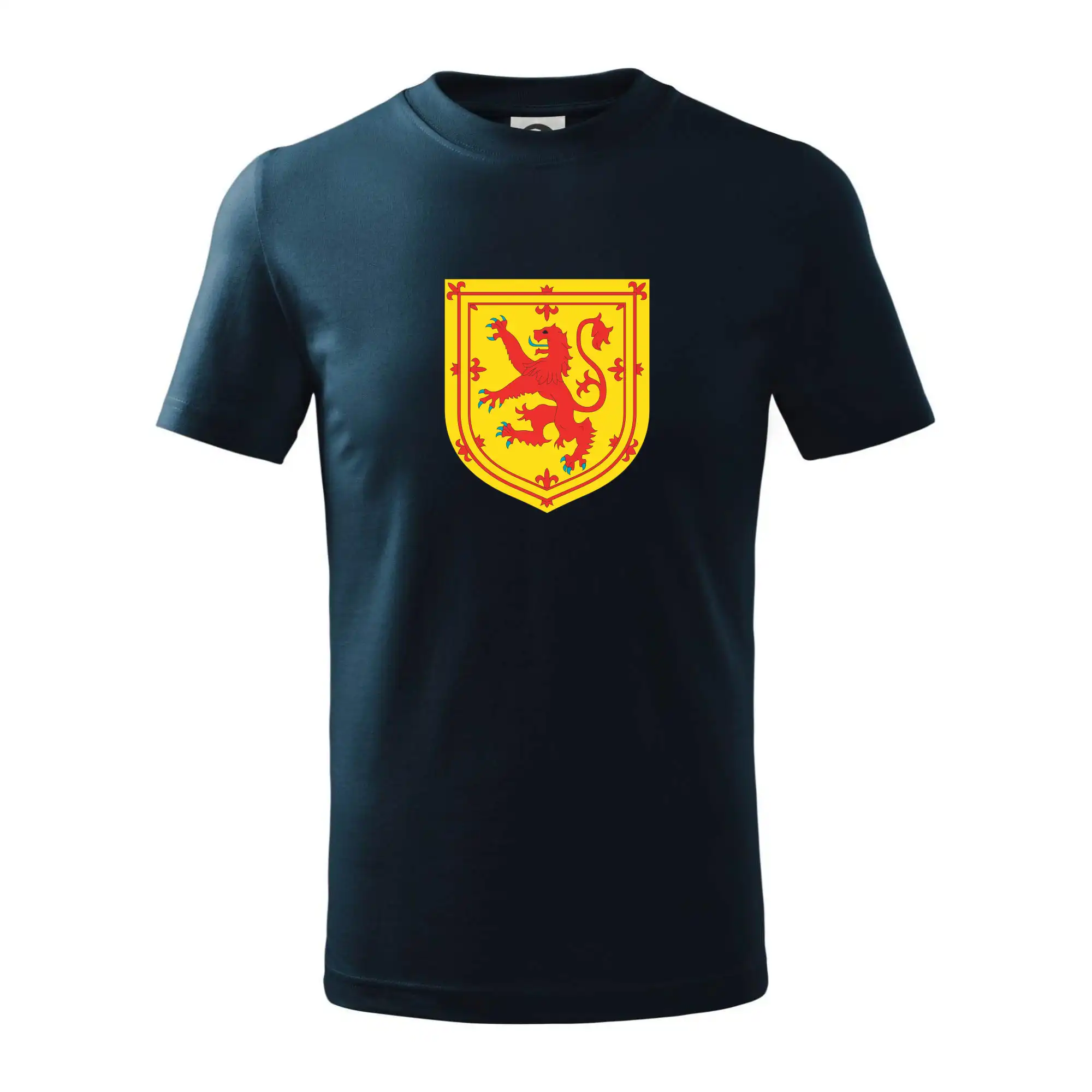 Skotský lev na hrudi