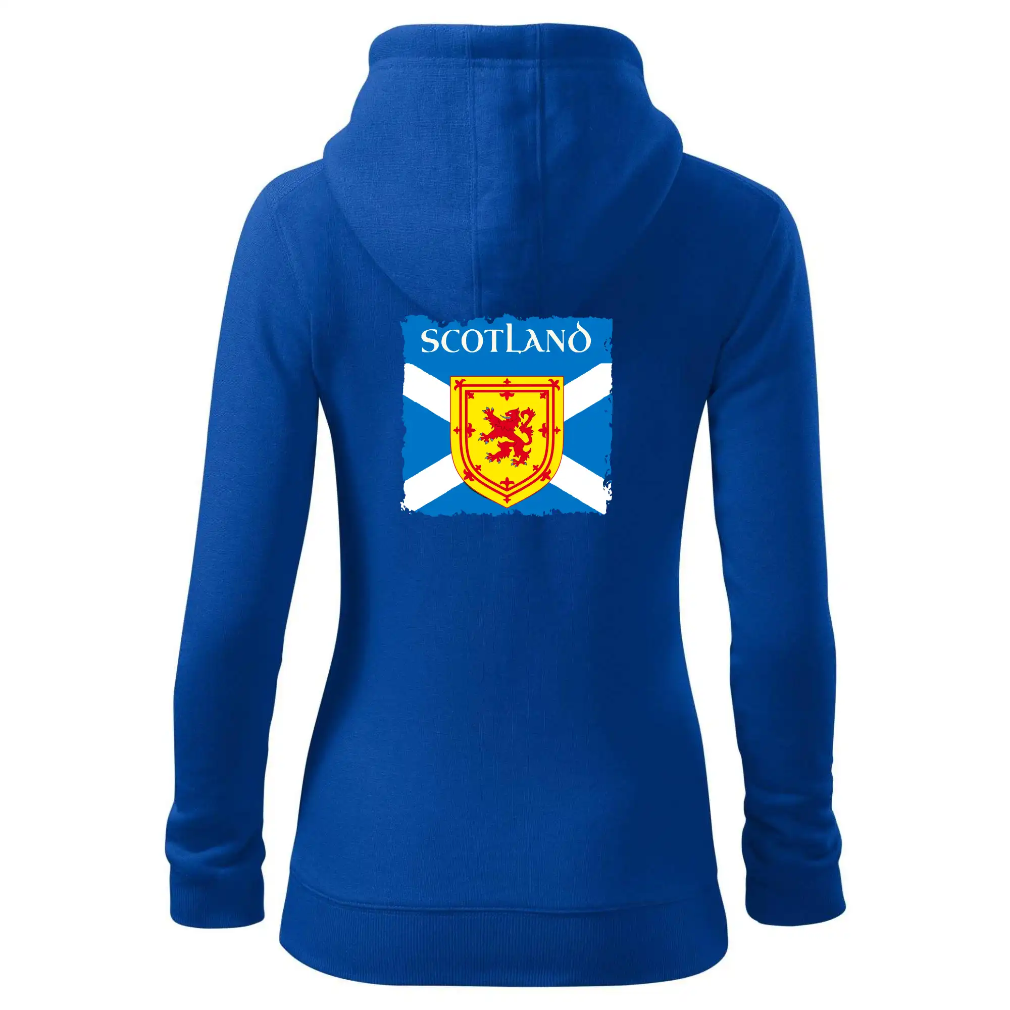 Skotská vlajka s erbem lva