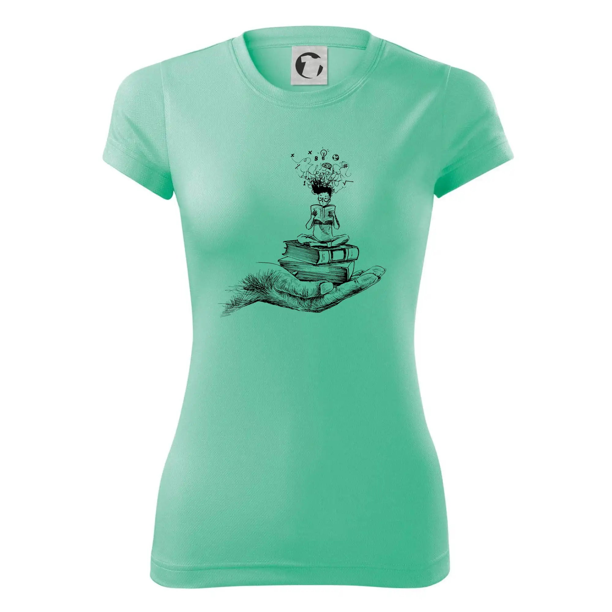 Čtenář - ruka kreslená