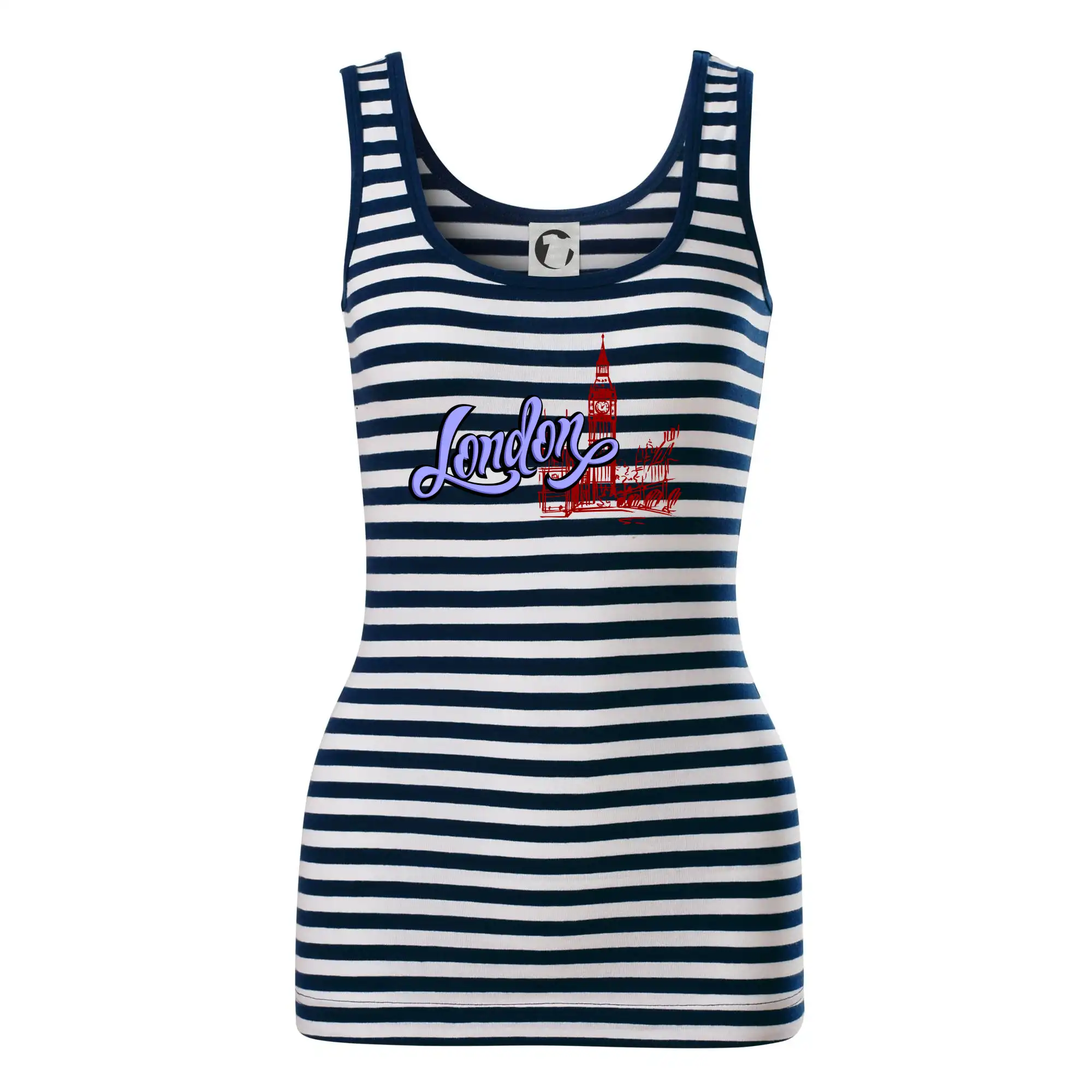 Tričká Anglicko - London Lettering - Sailor tielko na vodu