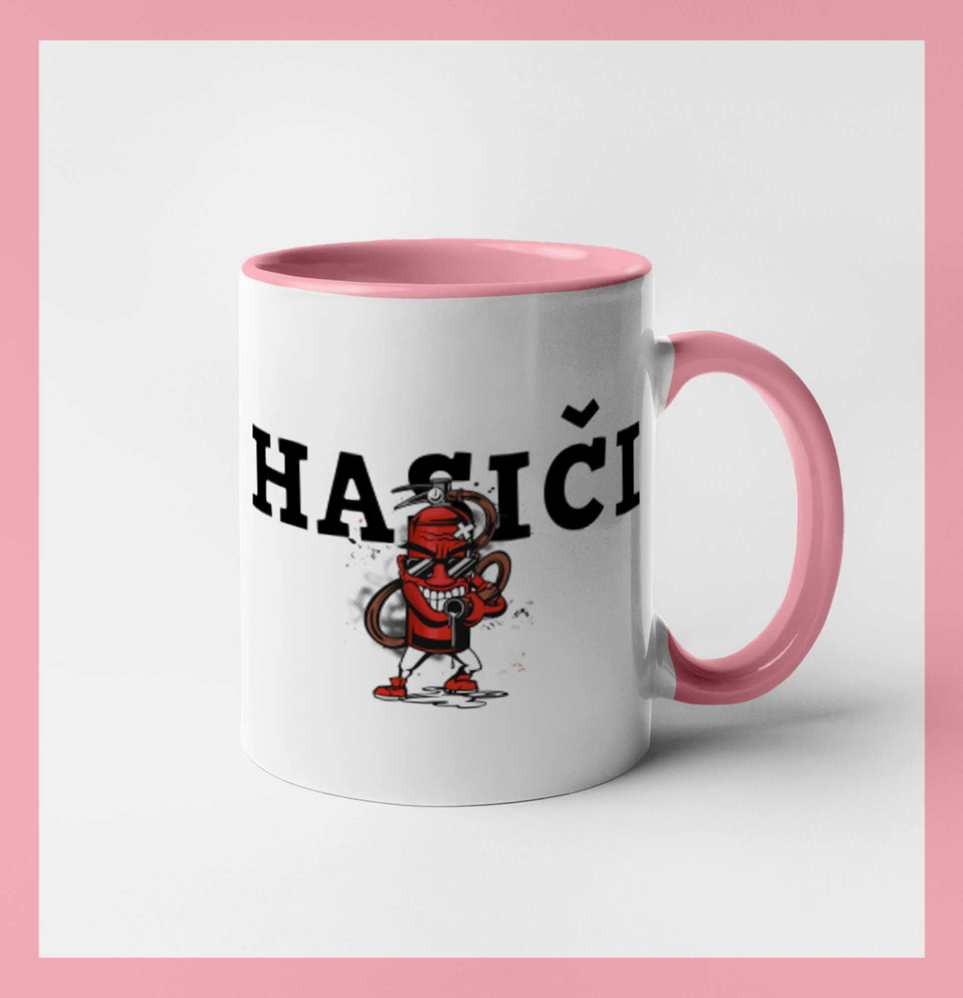 Hasiči hasící přístroj