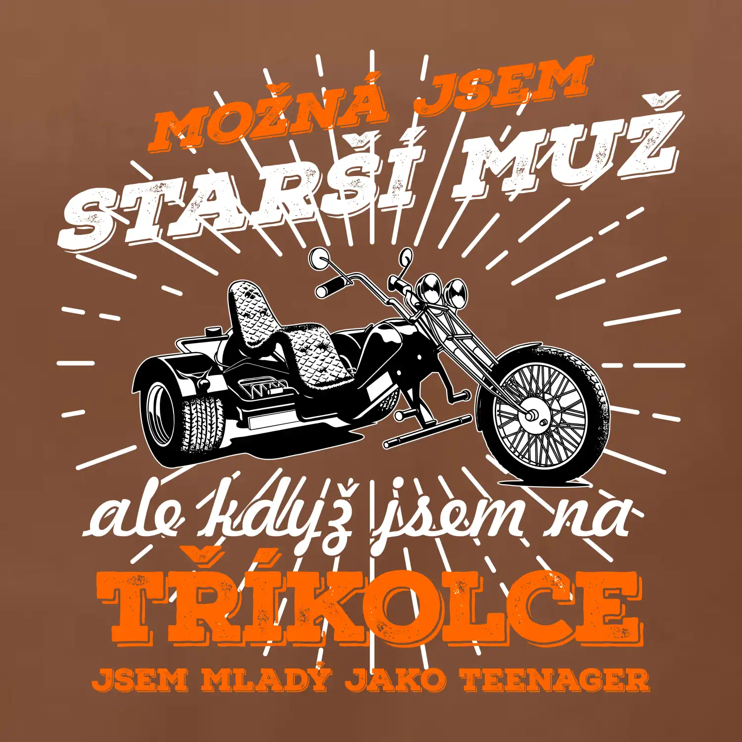 Možná jsem starší muž - tříkolka