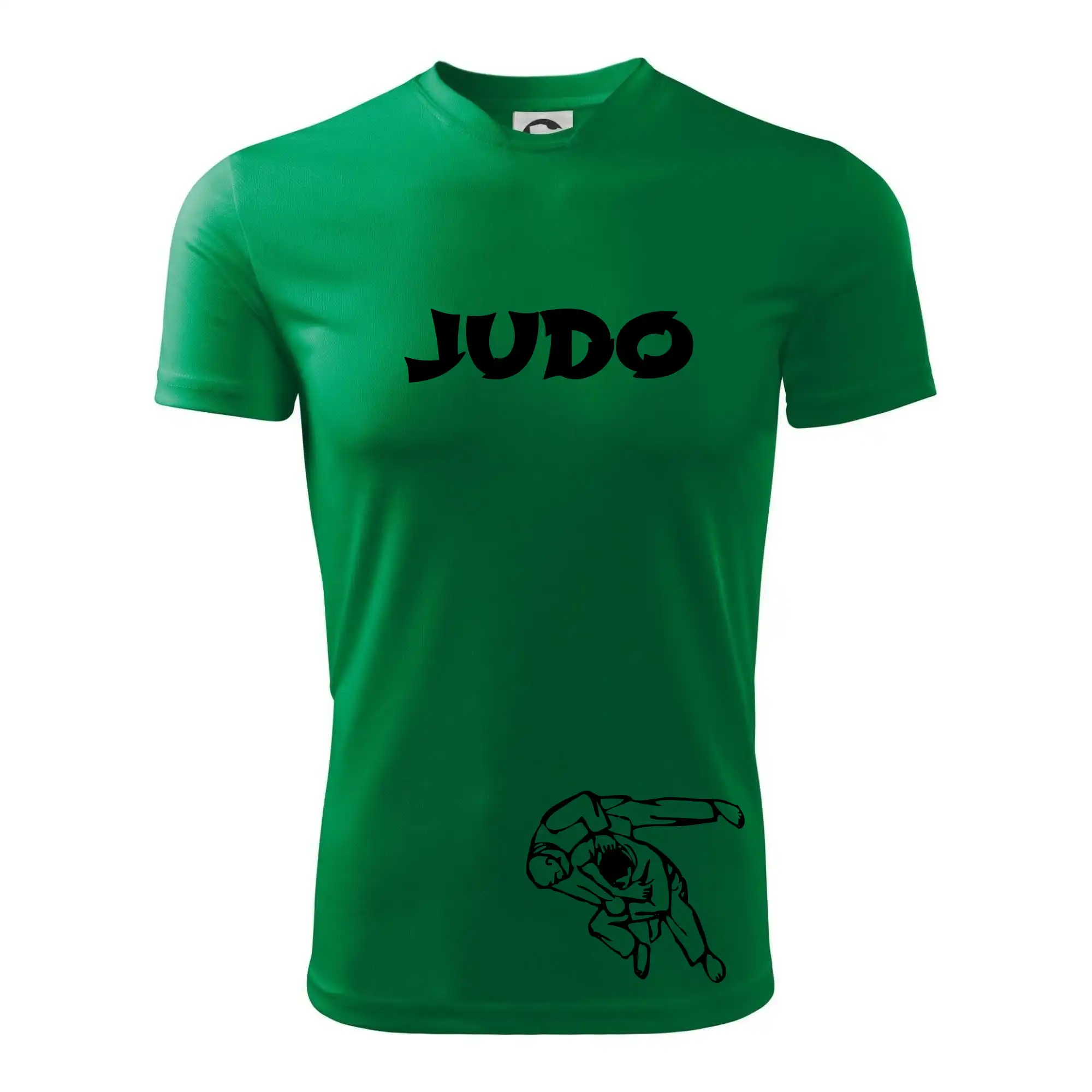 Judo nápis + postavy