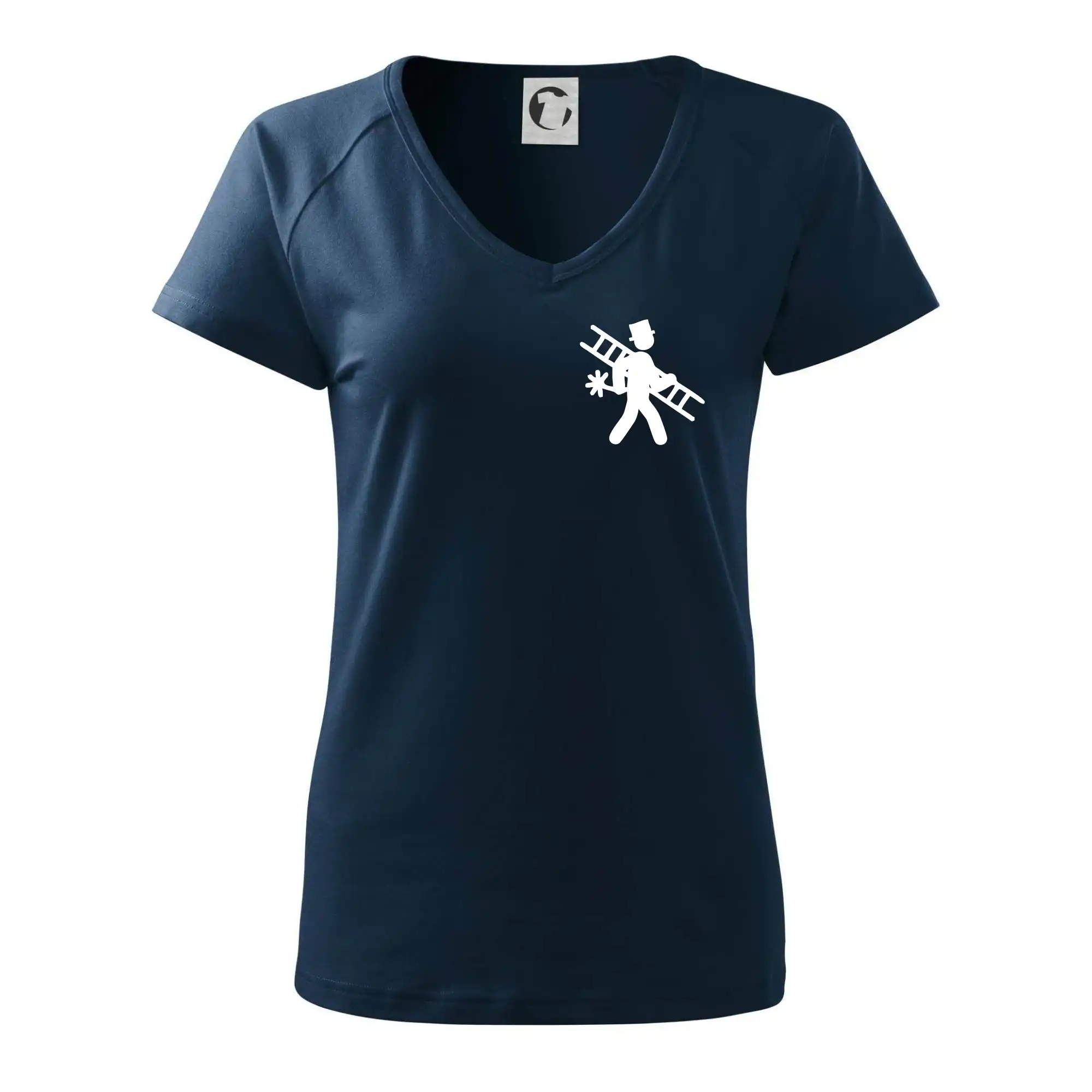 Kominík logo + nápis na zádech