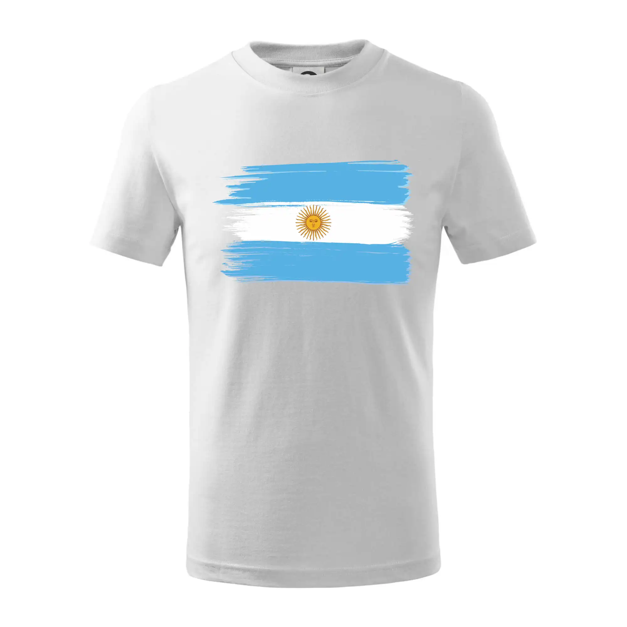 Argentina vlajka kreslená štětkou