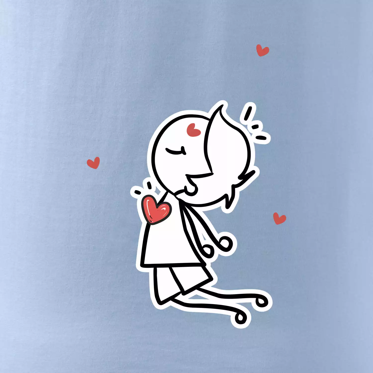 Párový motiv - panáček a magnet