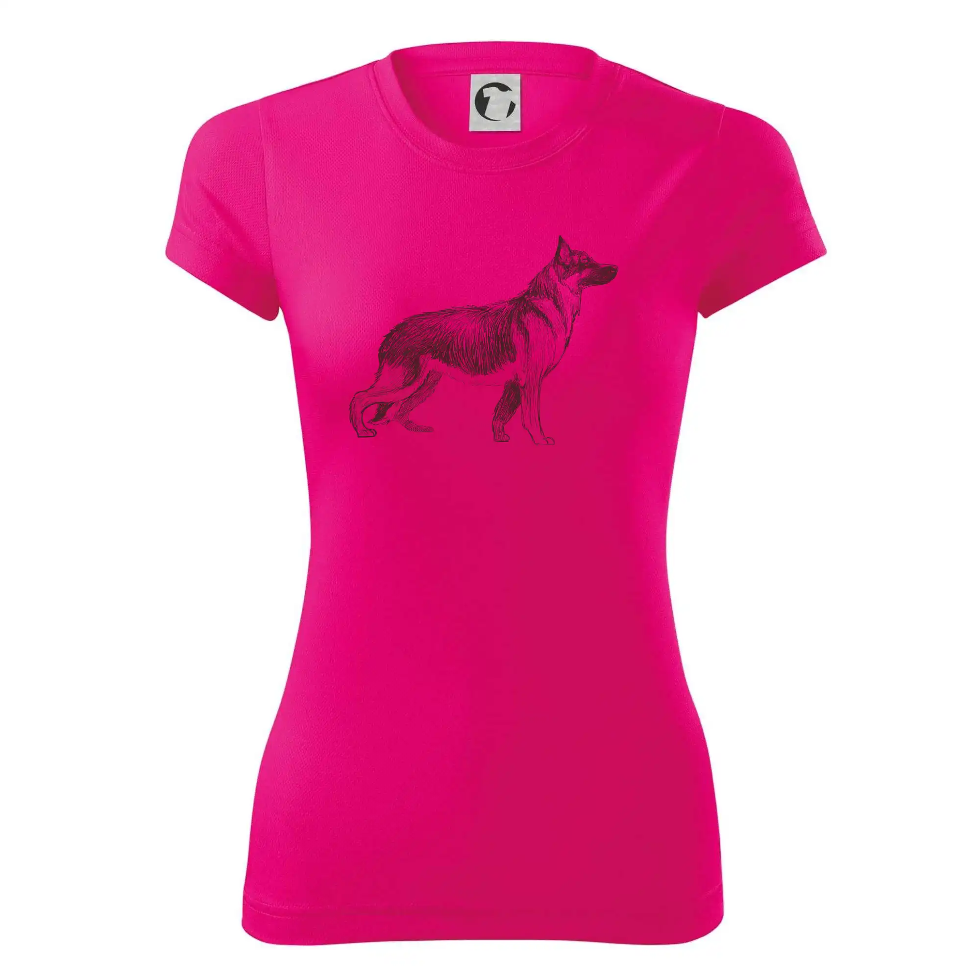 Německý ovčák -  kreslený skica