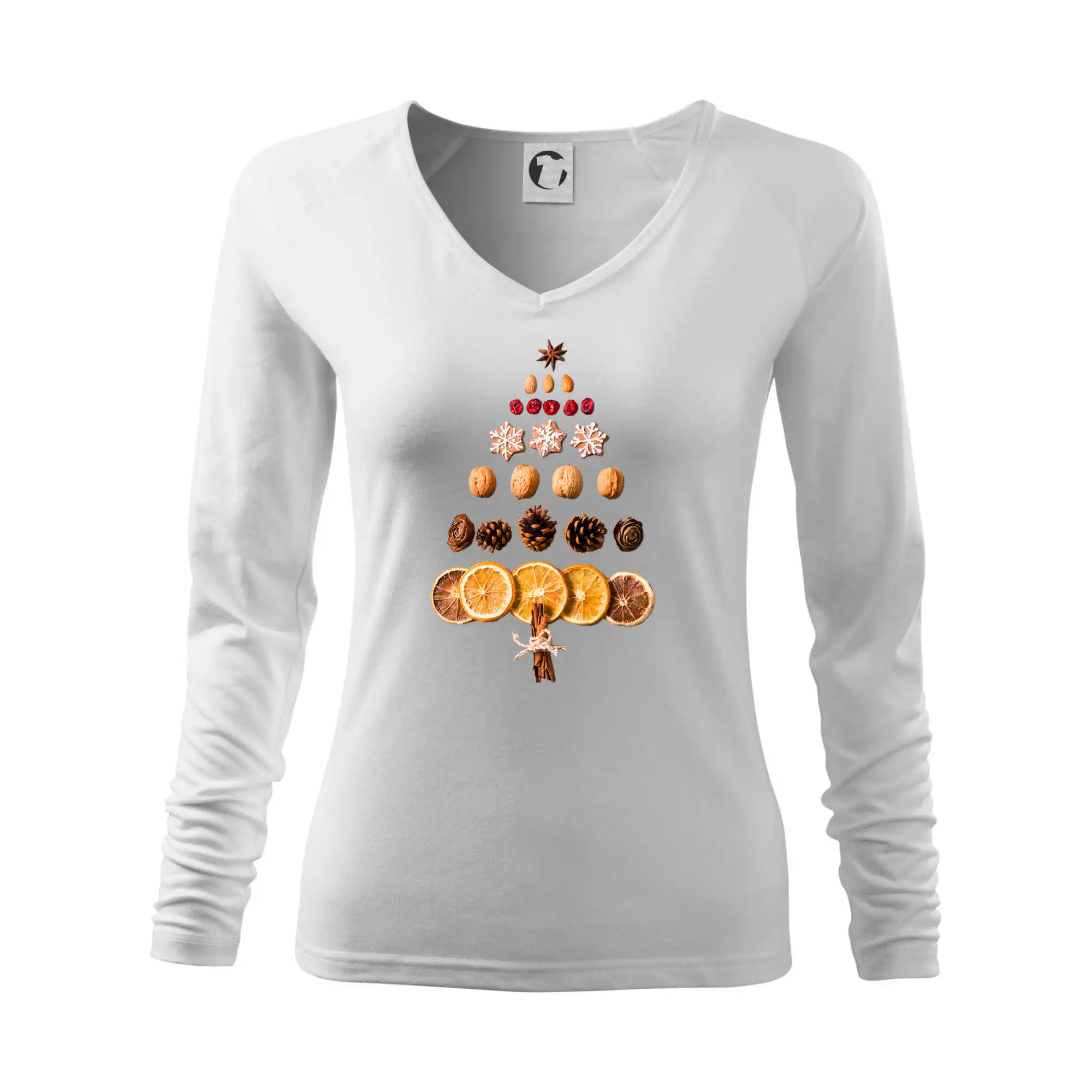 Vánoční stromeček ze sušených plodů