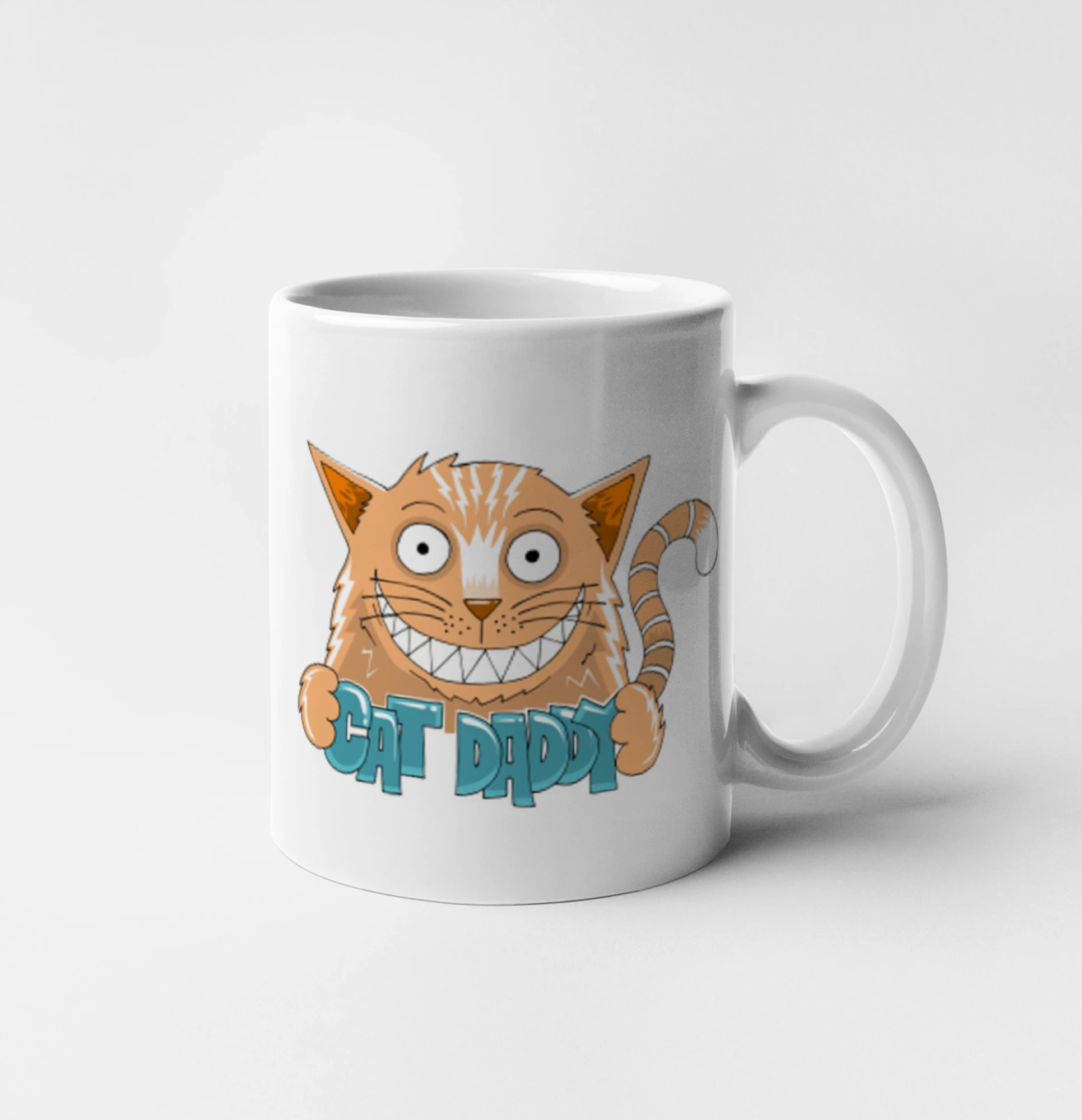 Cat daddy s vyceněnými zuby (Pecka design)