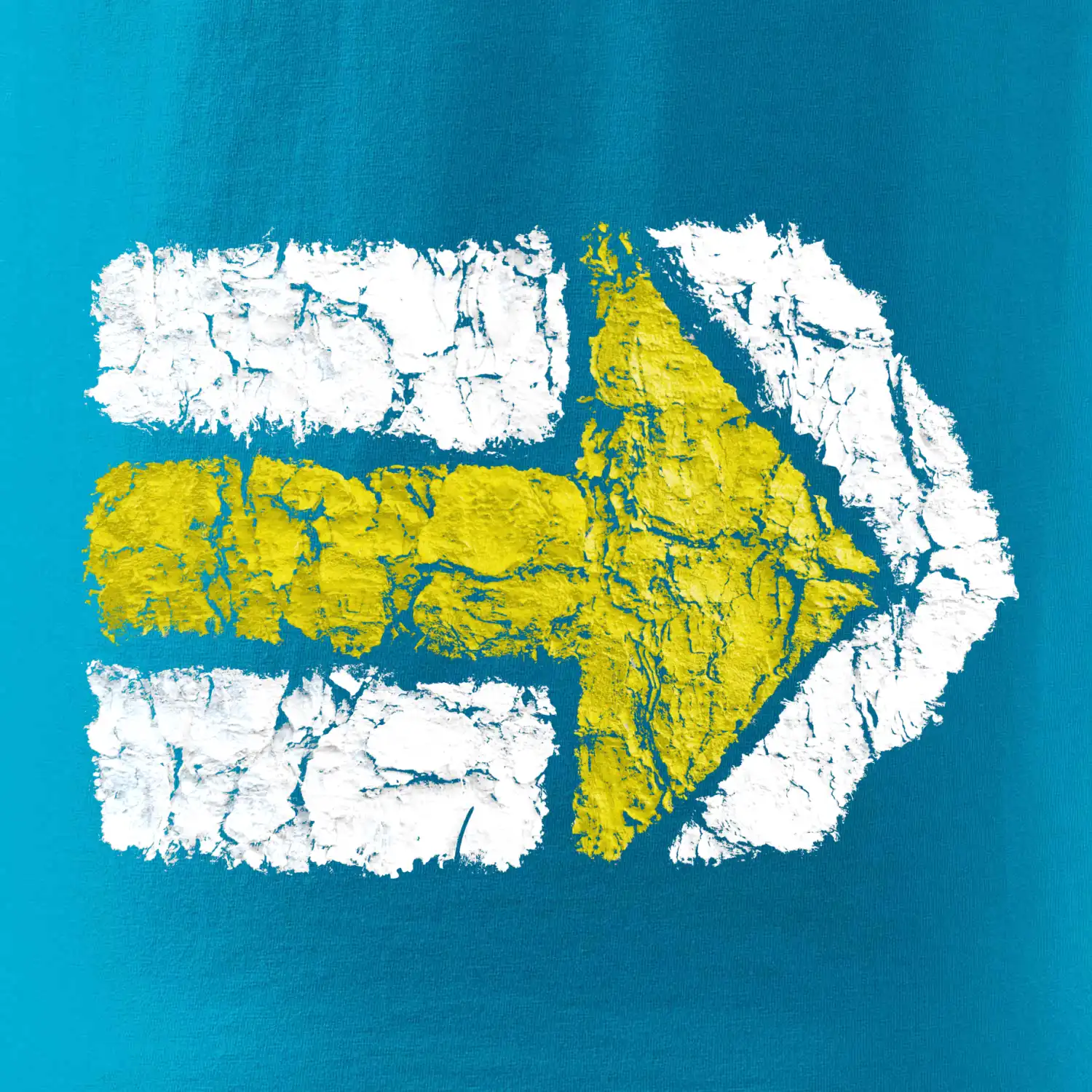 Párová turistická značka žlutá