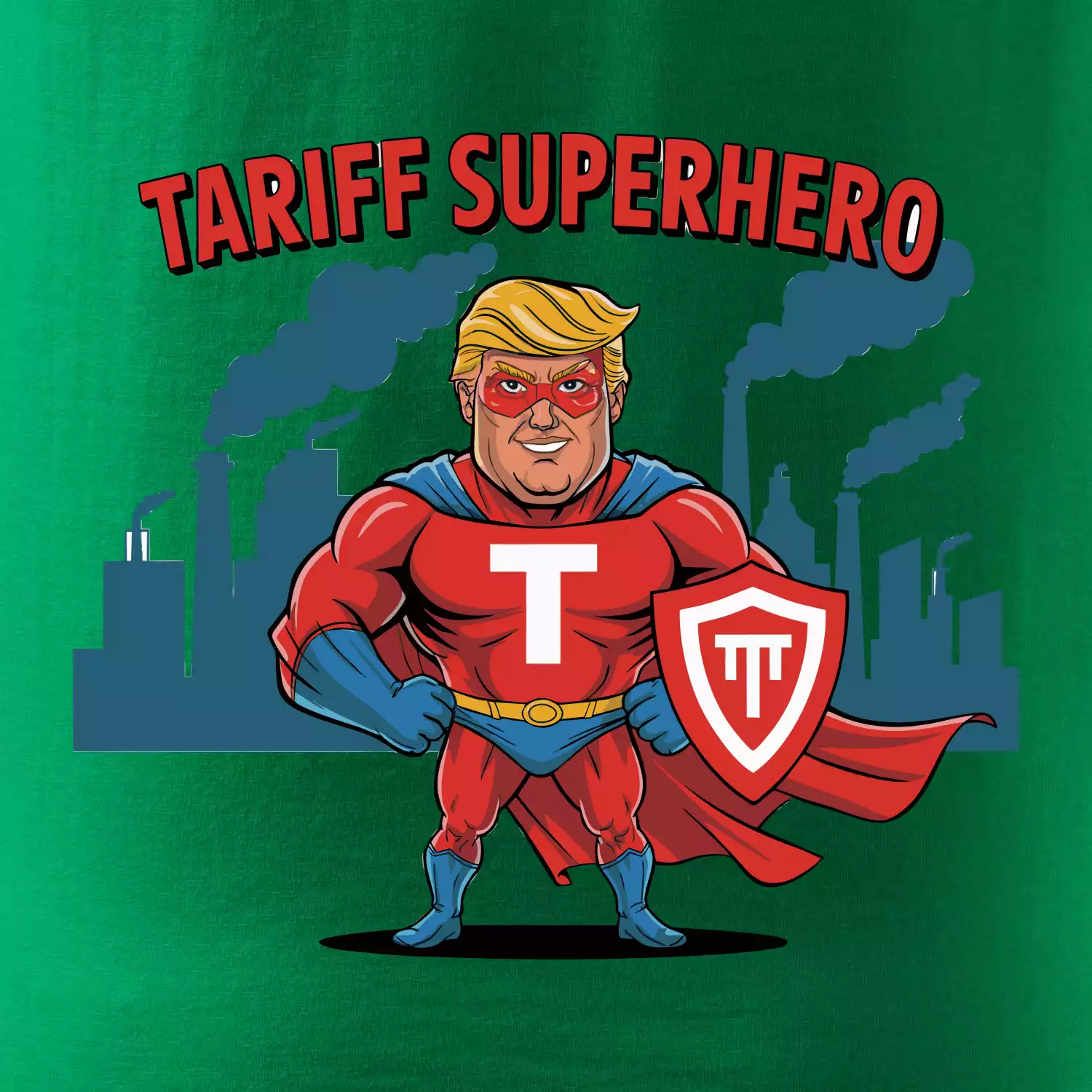Tariff Superhero Trump