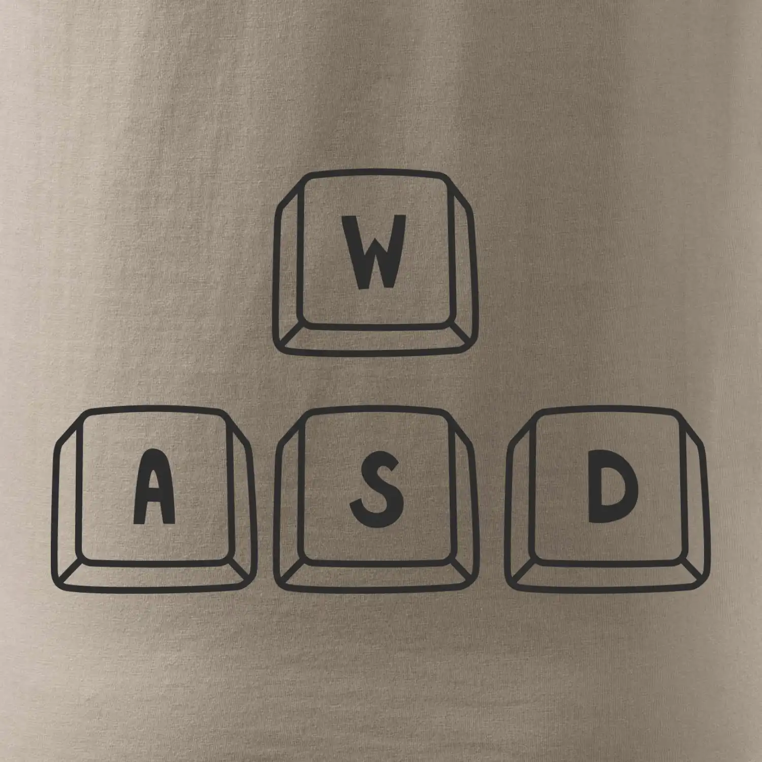 WASD klávesy - prso