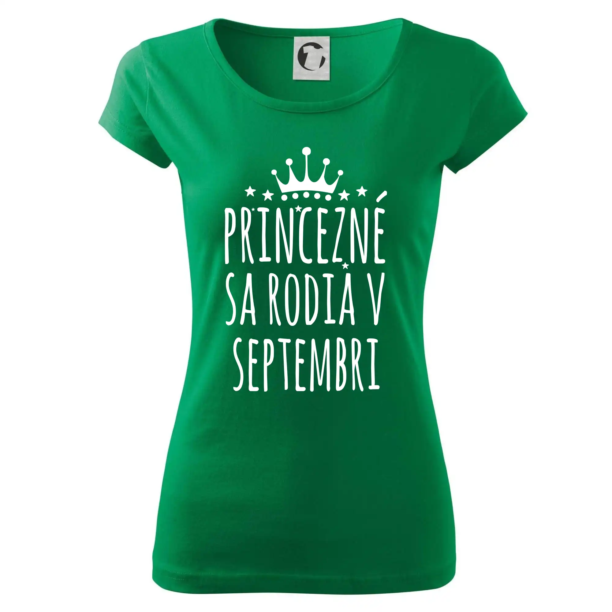 Tričká pre narodených v októbri - Princezné sa rodia v októbri - Dámske tričko Pure