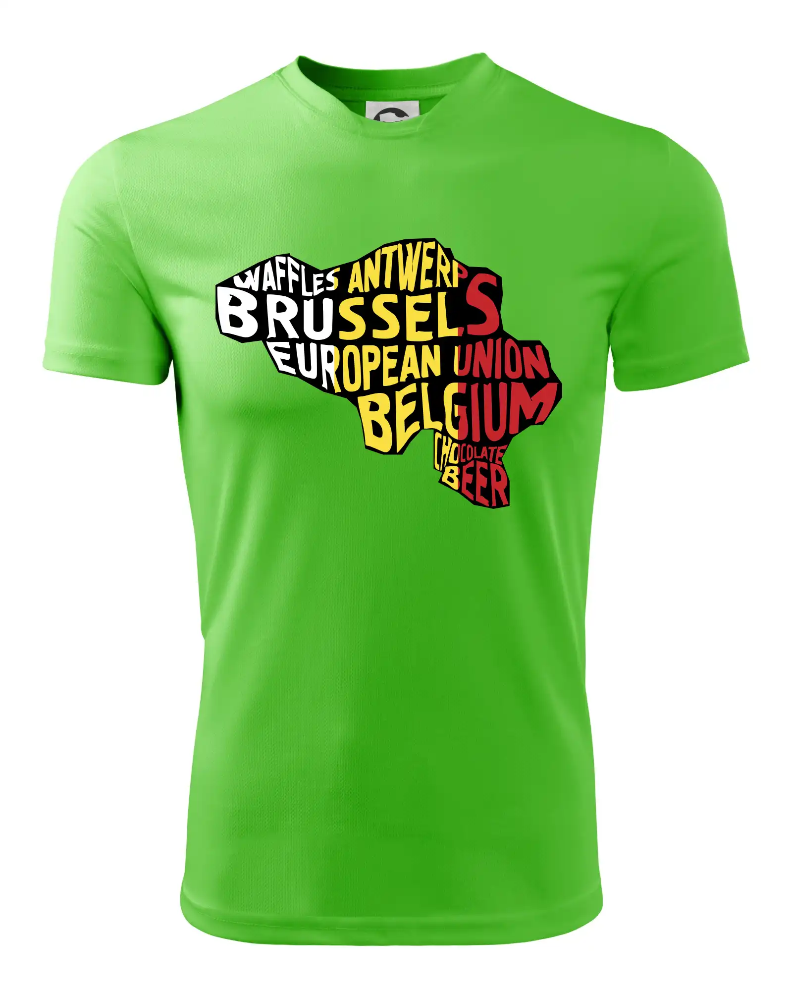 Mapy - názvy měst - Belgie