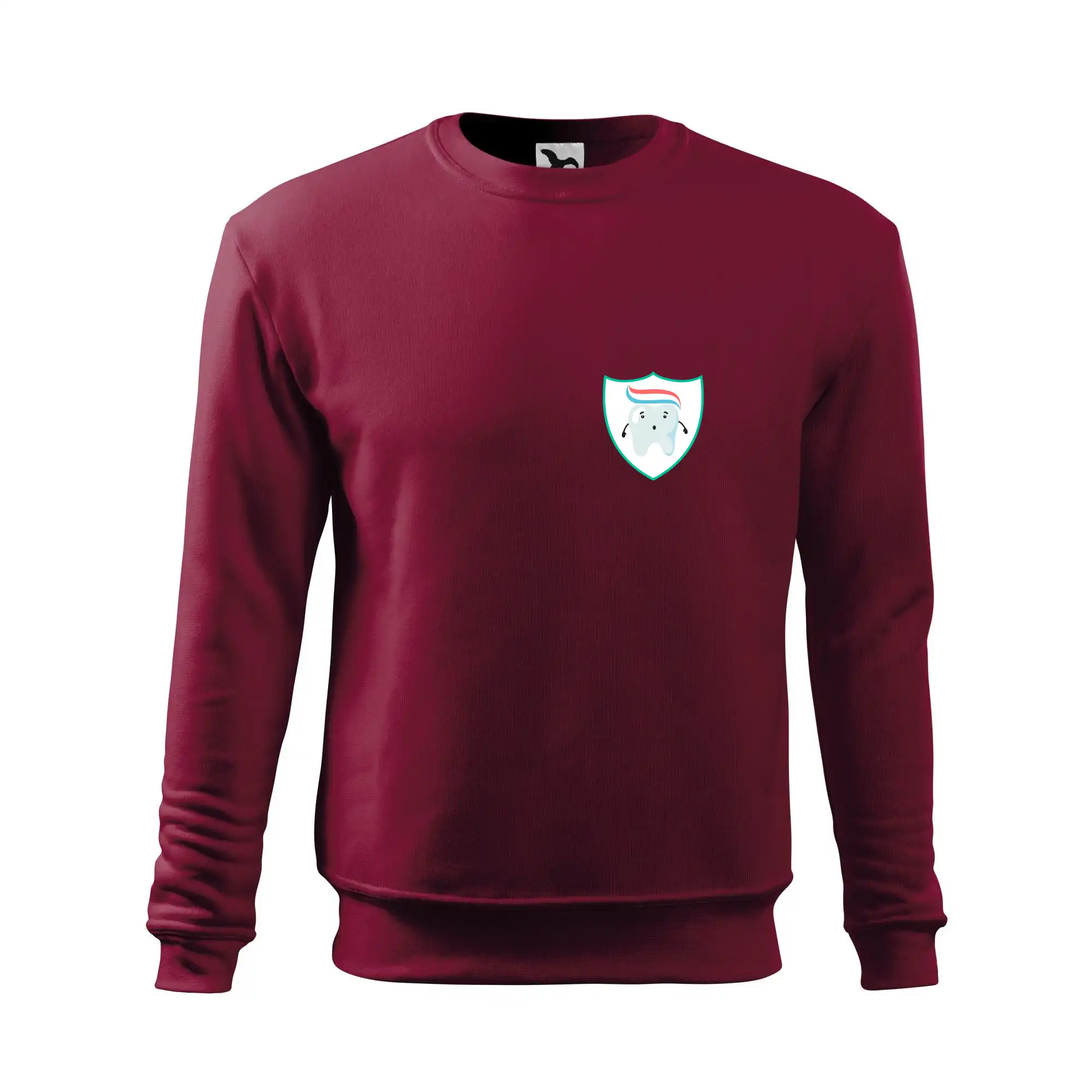 Zoubek na prsu - zubní pasta