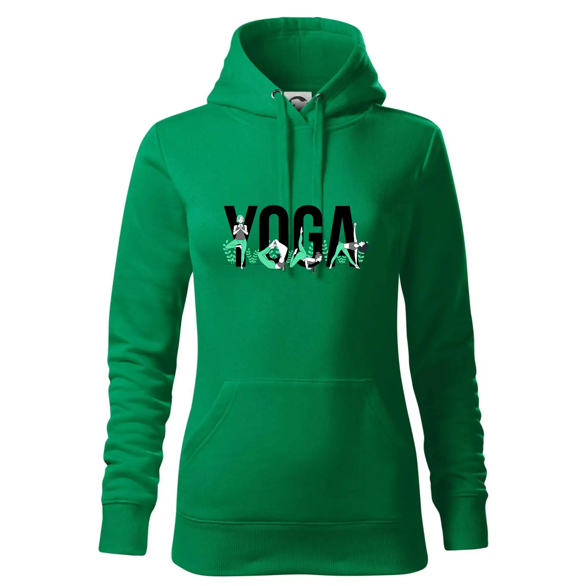 Yoga nápis barevný