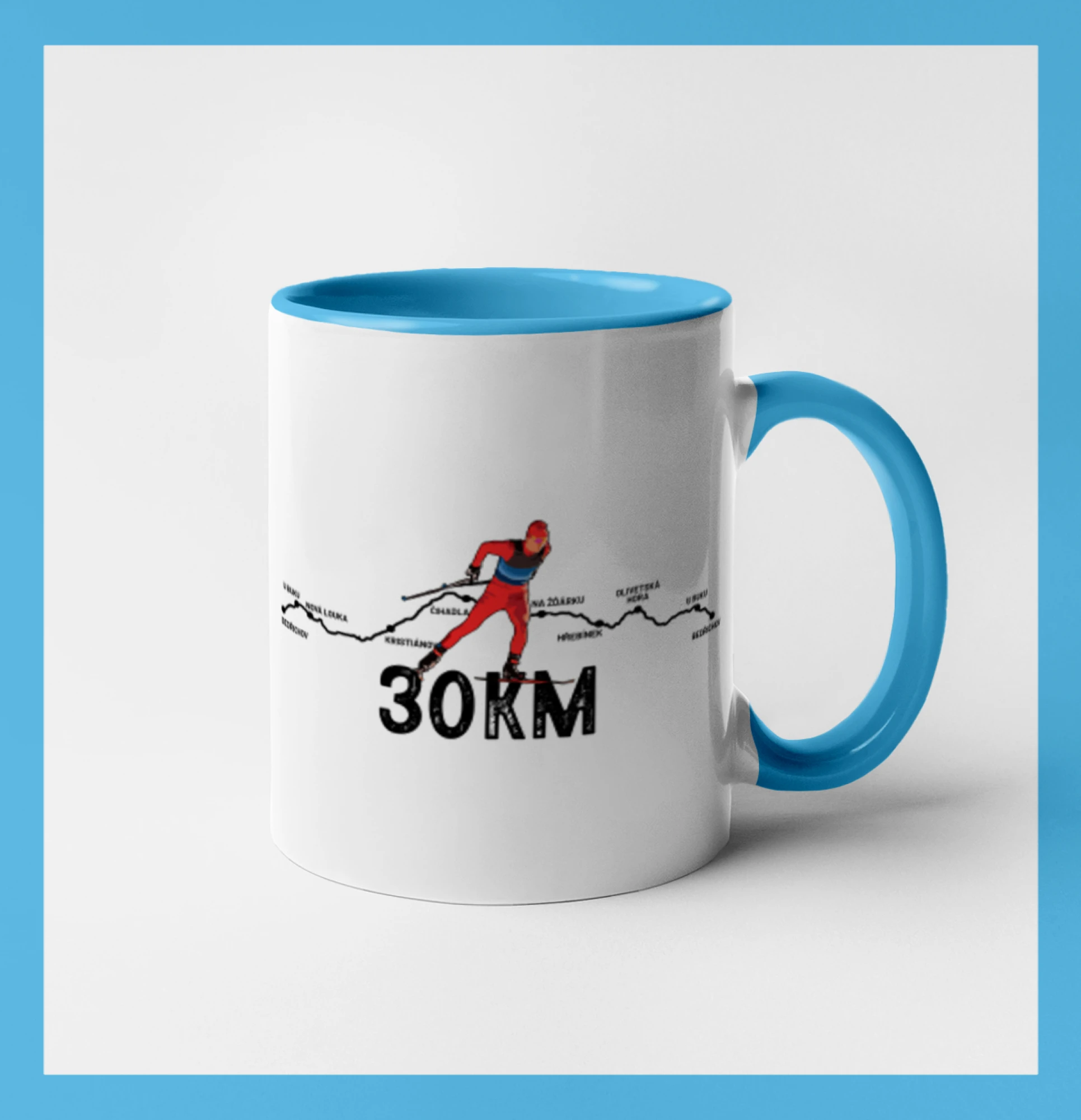 Lyže a Snowboard - 30km po Jizerkách - Hrnček 