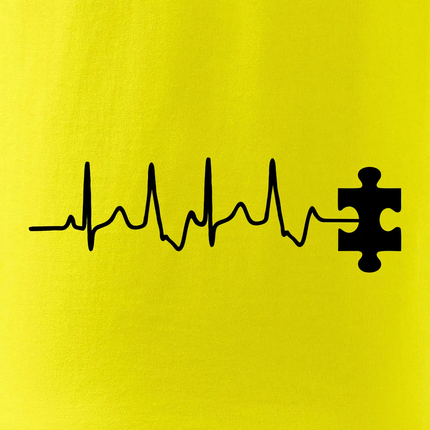 EKG puzzle rozpojené