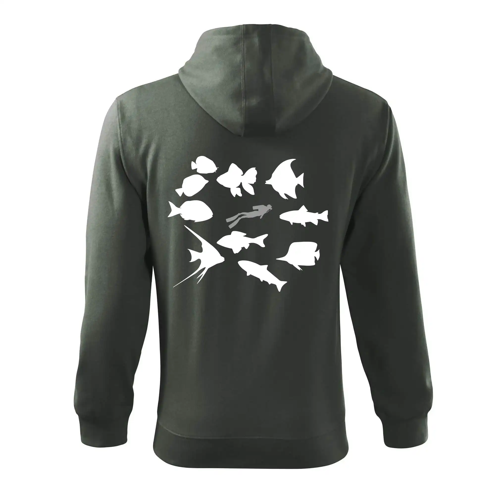 Potápeč ryby čtverec