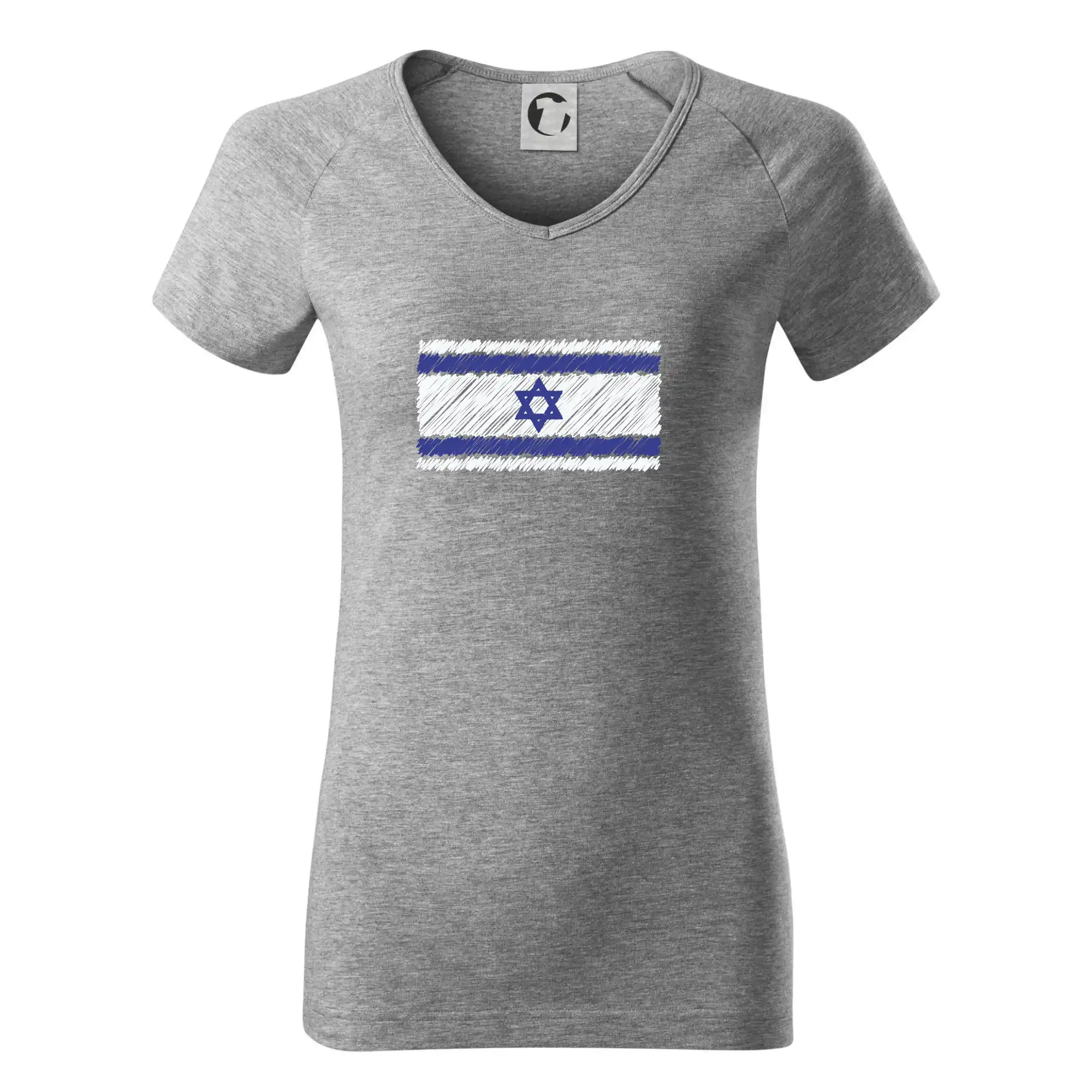 Vlajka Izrael kreslená