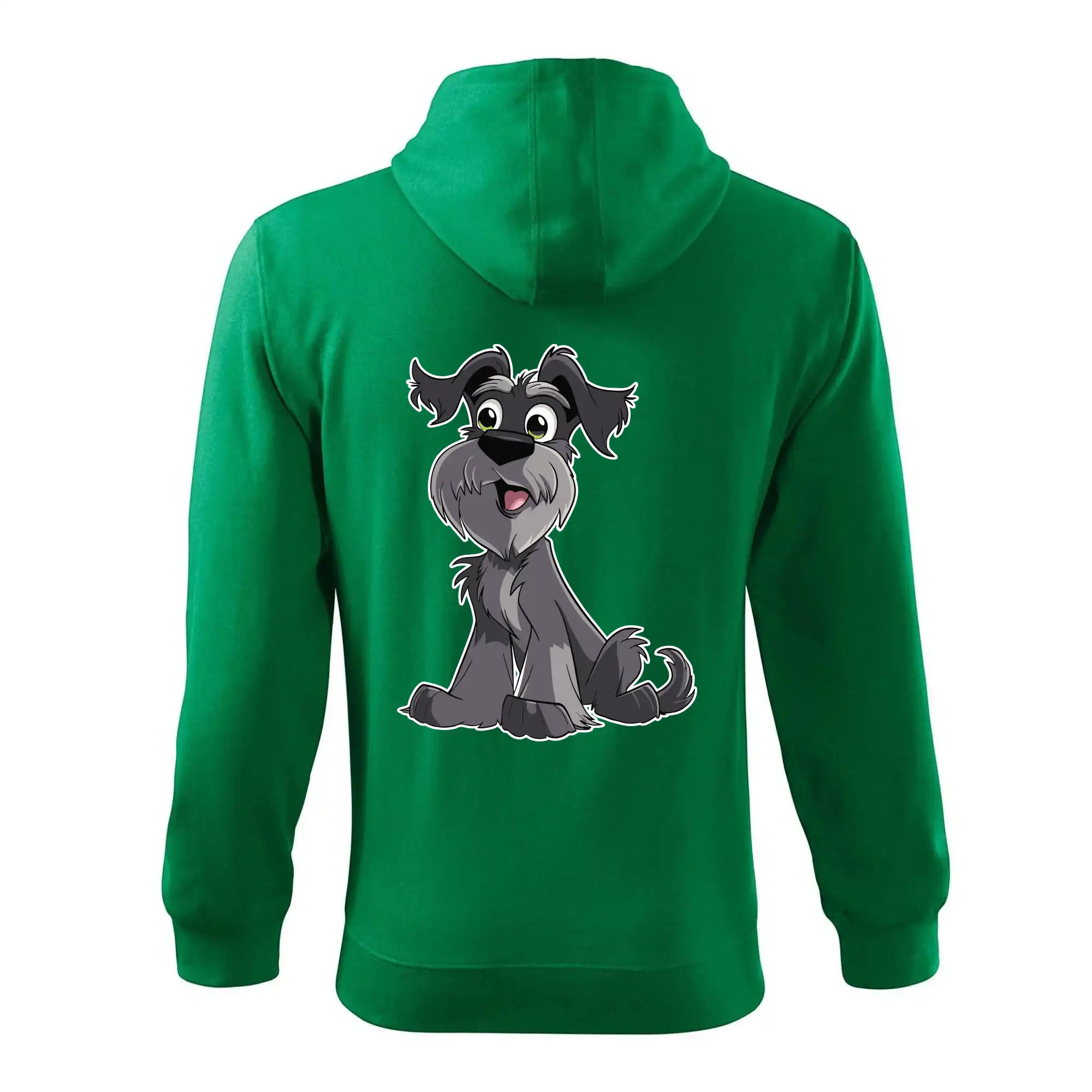 Knírač kreslený sedící