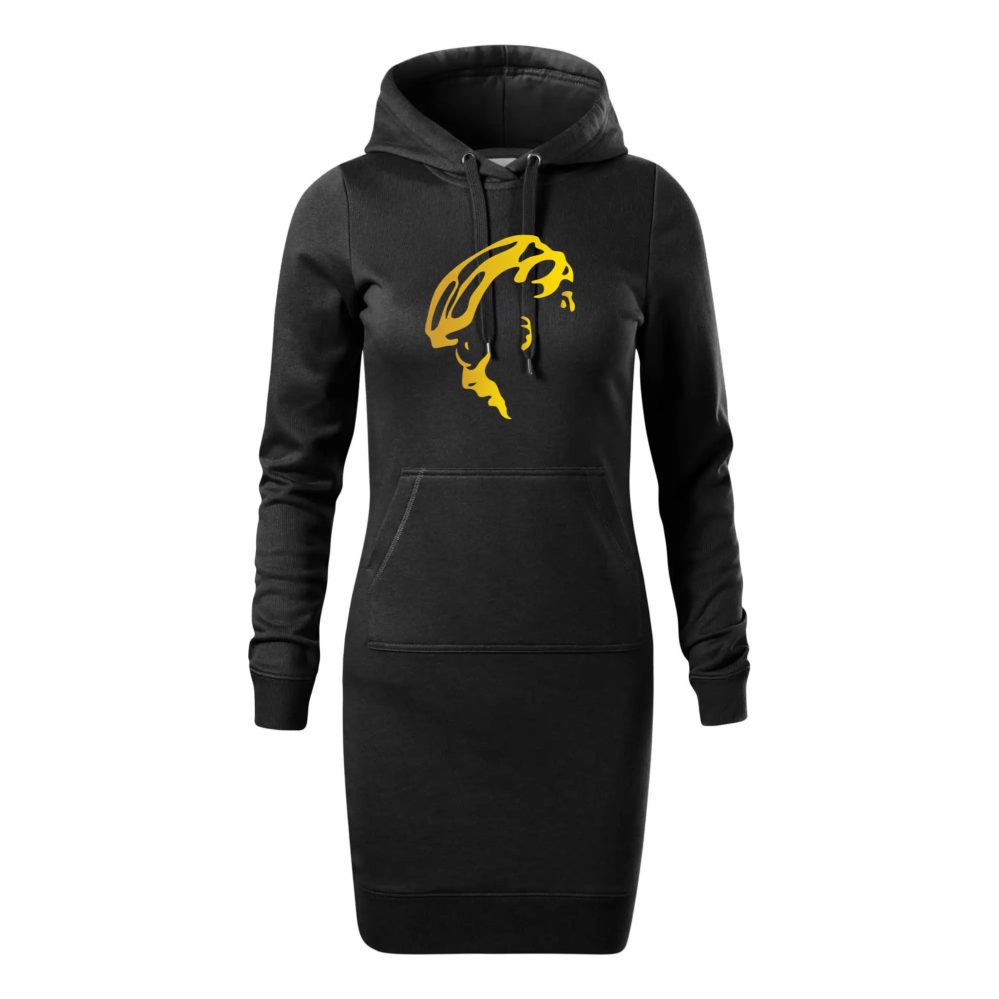 Hlava cyklista zlatá